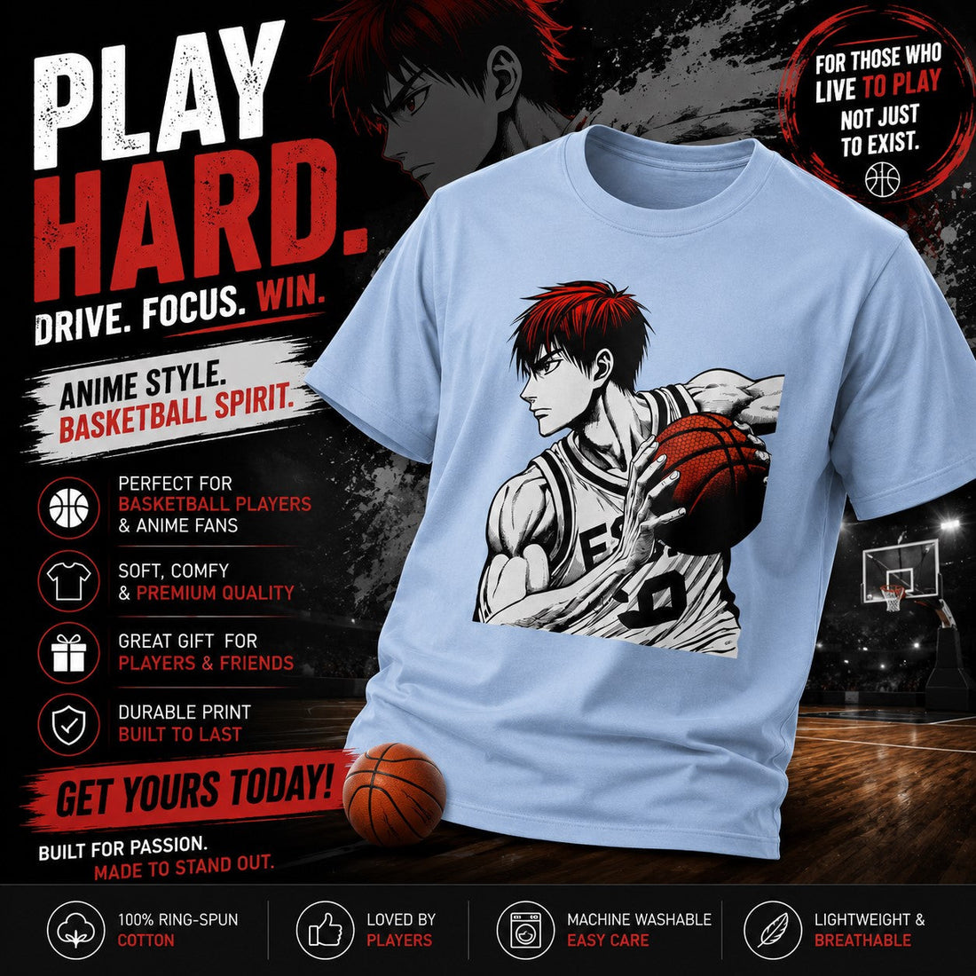 Anime Sports T-shirt