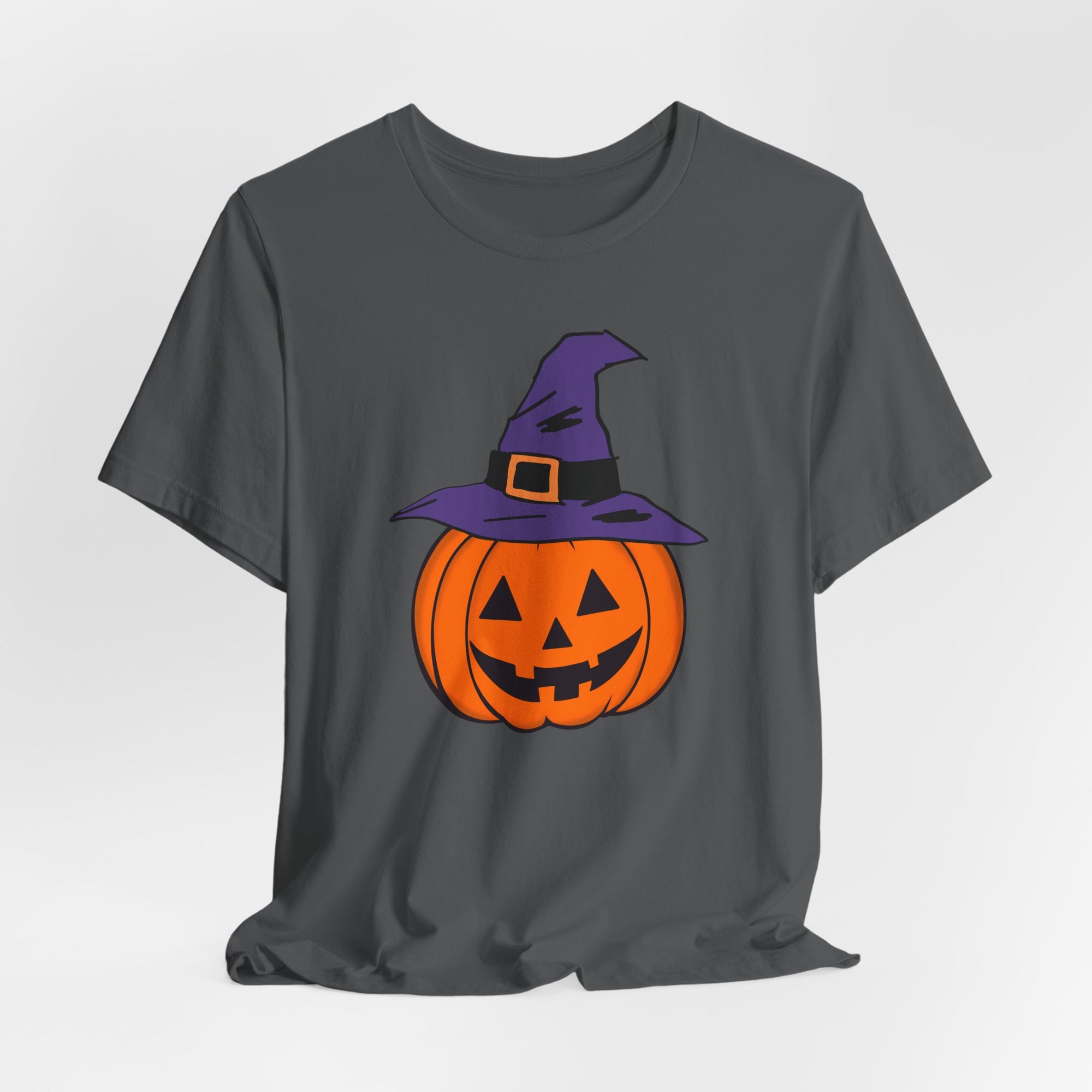 Happy Witch Pumpkin Halloween T-shirt for Men and Women