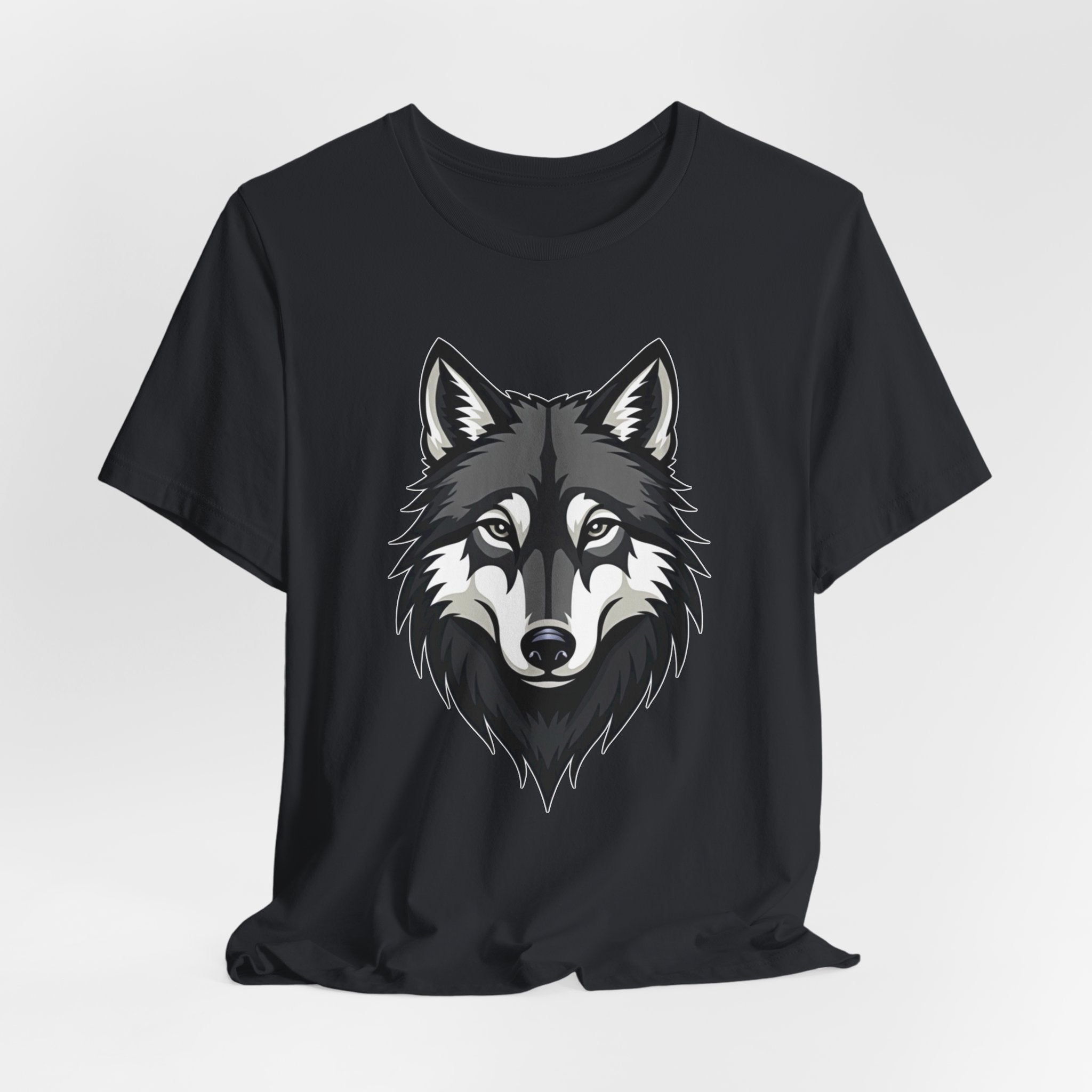 Bold Fox Face Graphic Unisex Animal & Pet T-Shirt
