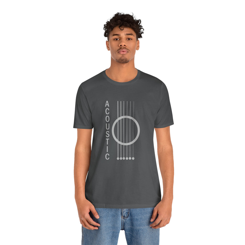 Acoustic Guitar Strings T-shirt – Music Lover Graphic Unisex Tee