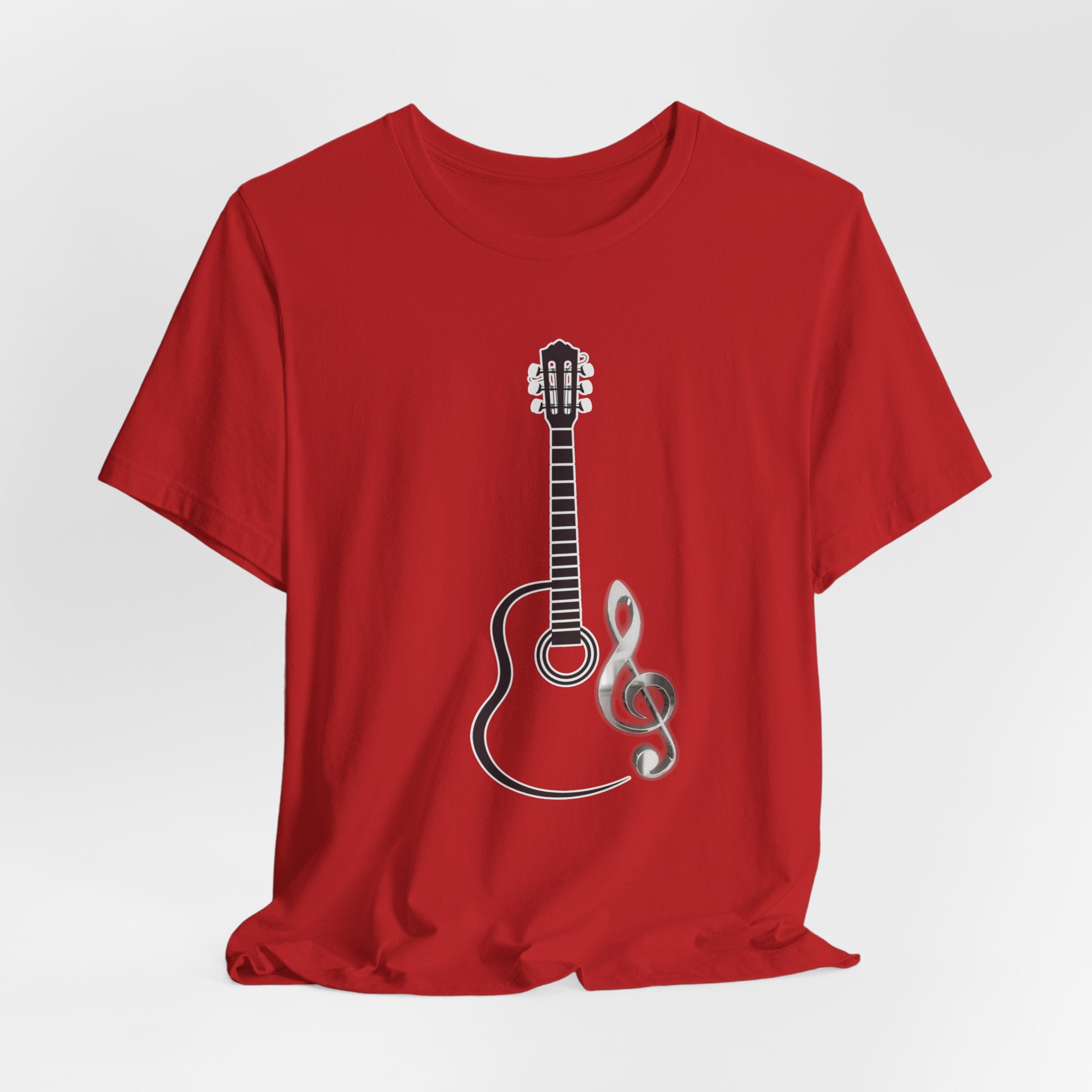 Acoustic Guitar Music Note Unisex T-shirt