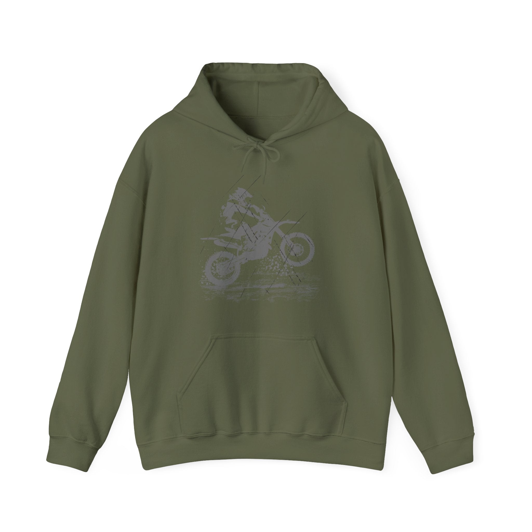 Vintage Motocross Dirt Bike Racing Graphic Hoodie