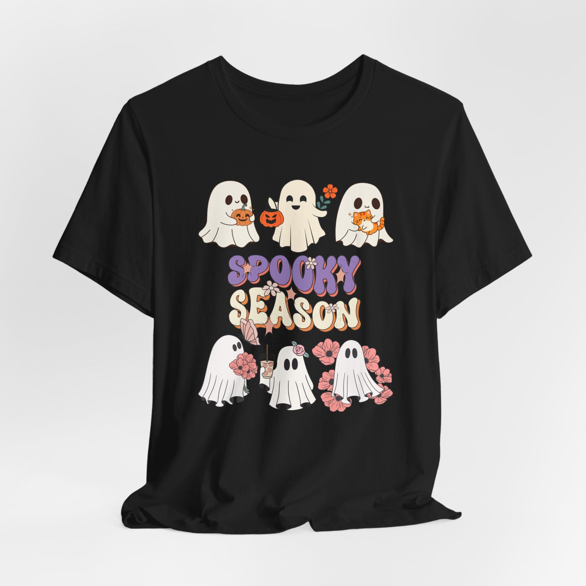Lovely Ghosts Spooky Season T-shirt for Men and Women
