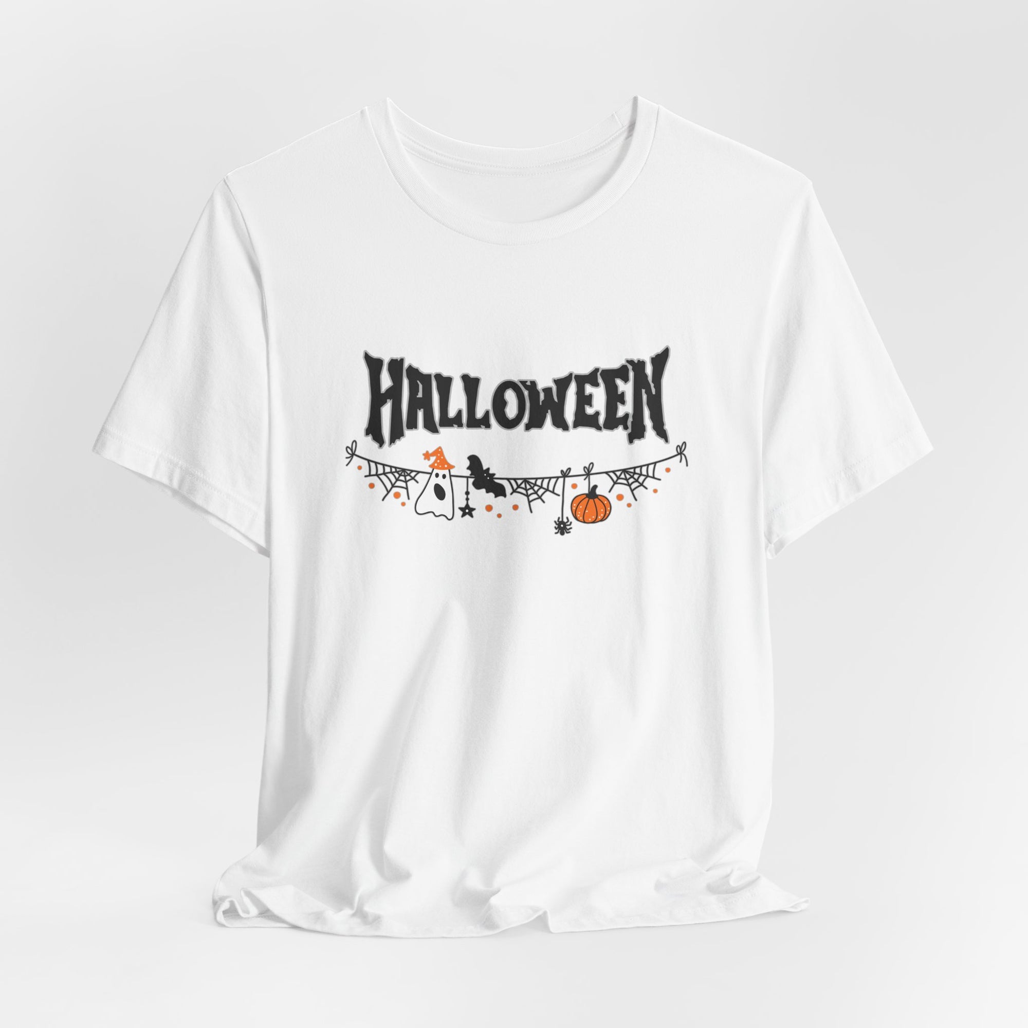 Halloween Spider Web T-shirt for Men and Women