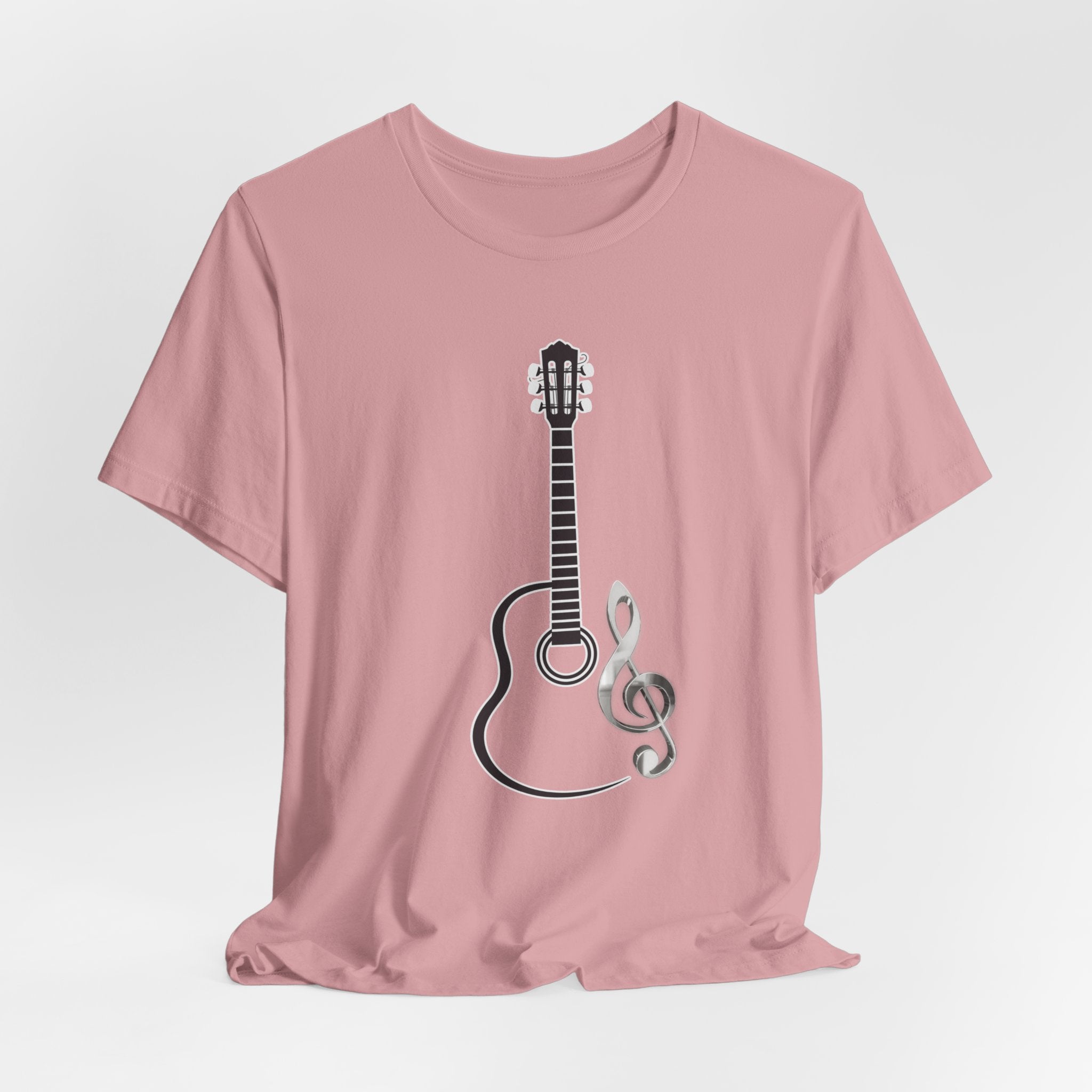 Acoustic Guitar Music Note Unisex T-shirt