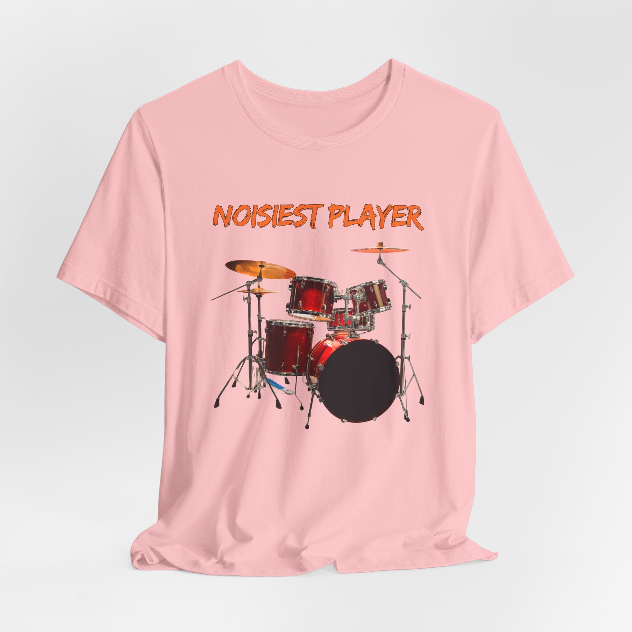 Noisiest Drummer Player T-shirt – Music Lover Gift Unisex Tee