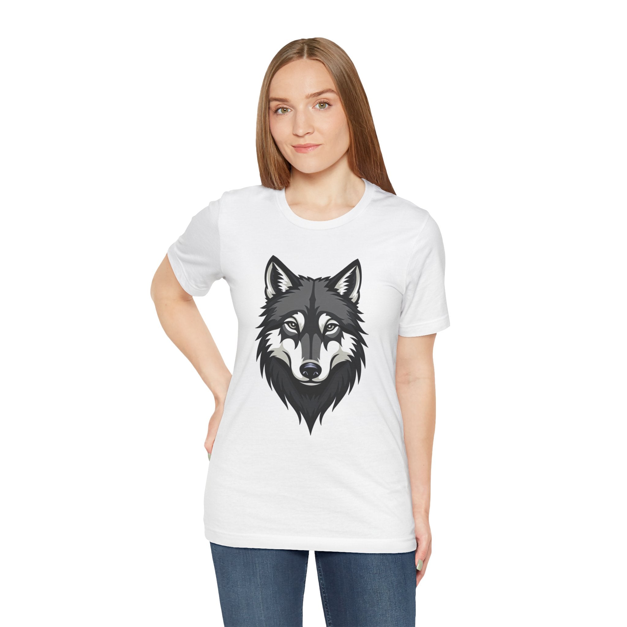 Bold Fox Face Graphic Unisex Animal & Pet T-Shirt