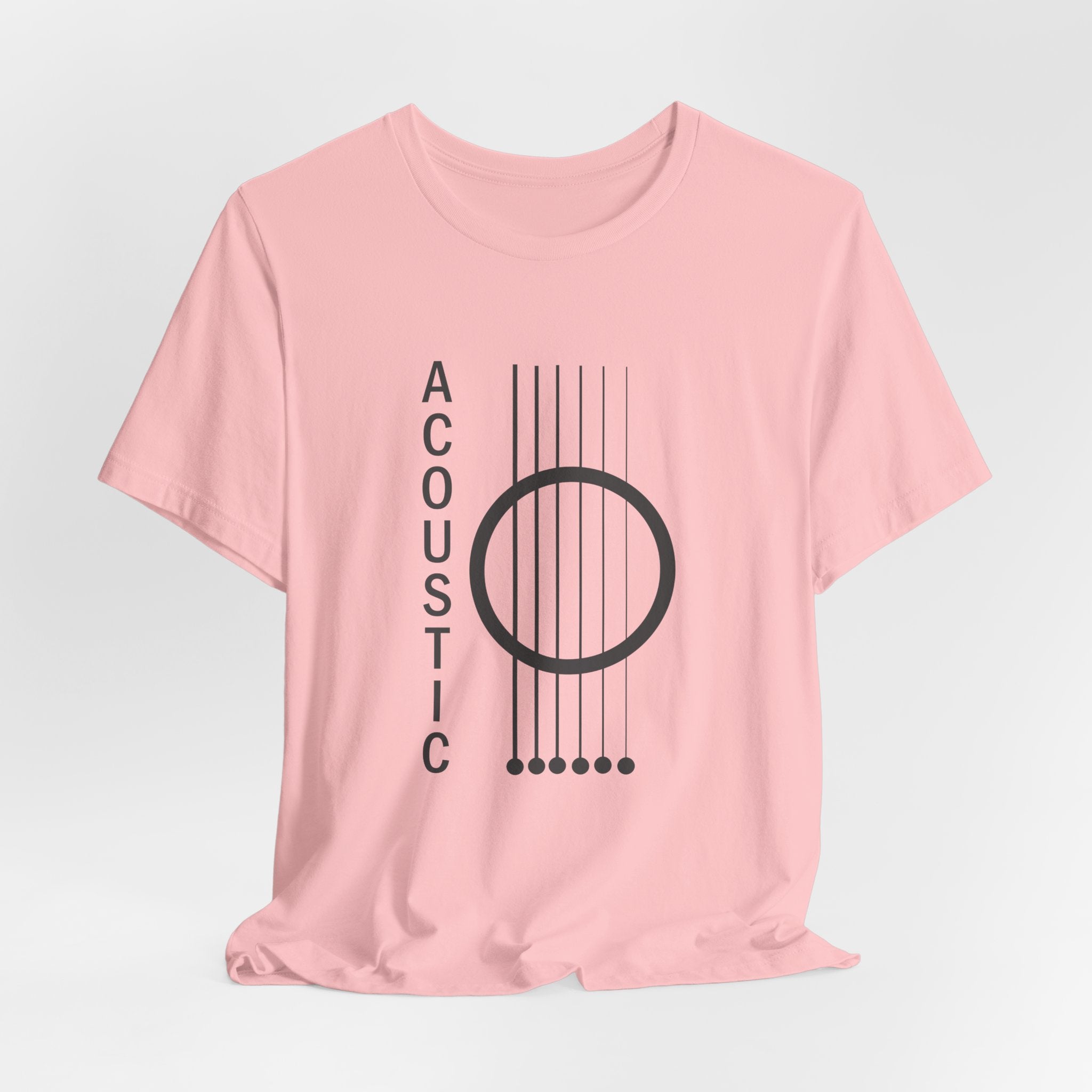 Acoustic Guitar Strings T-shirt – Music Lover Graphic Unisex Tee