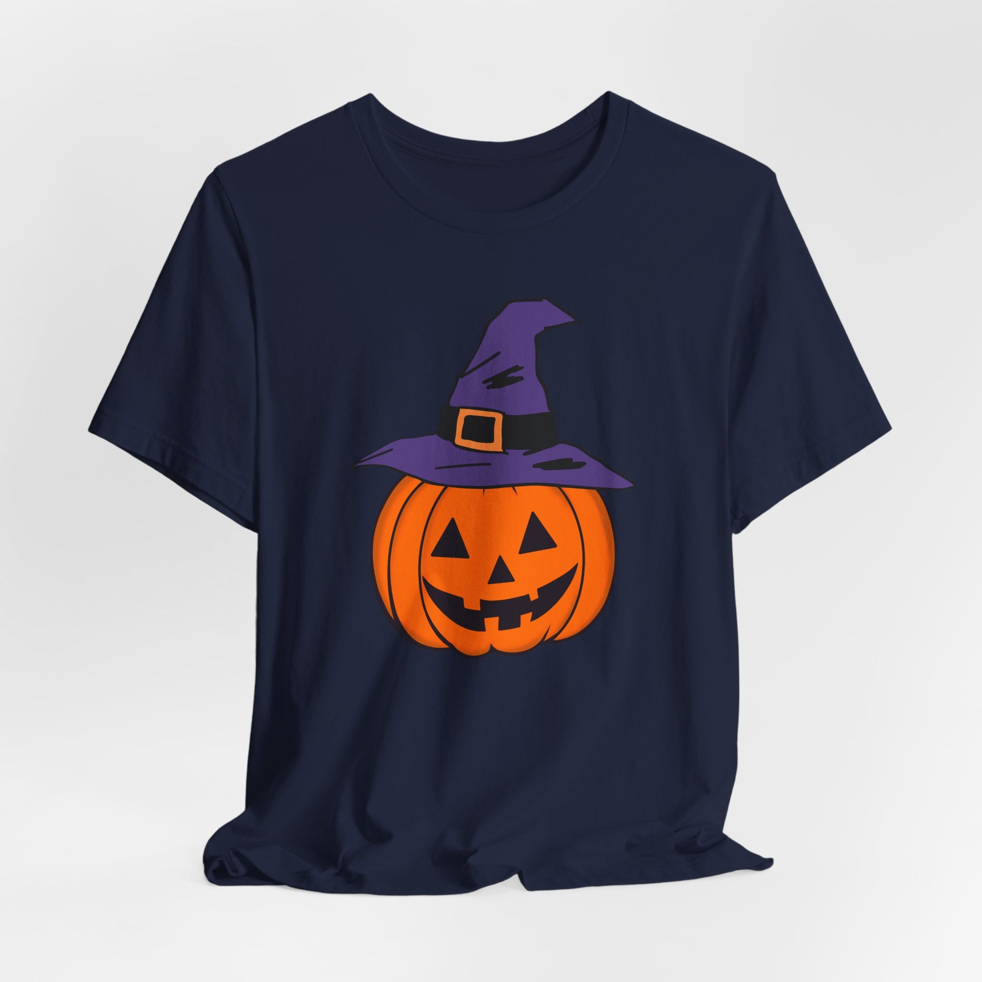 Happy Witch Pumpkin Halloween T-shirt for Men and Women