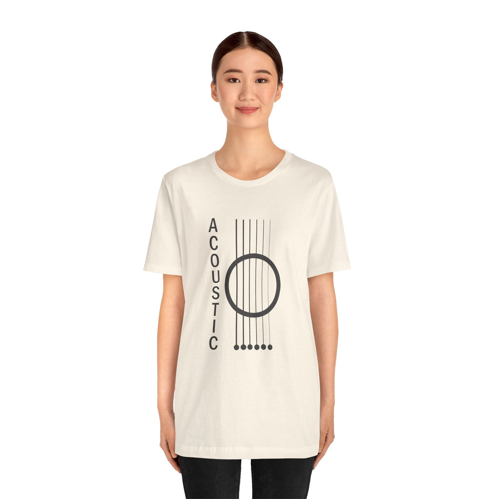 Acoustic Guitar Strings T-shirt – Music Lover Graphic Unisex Tee