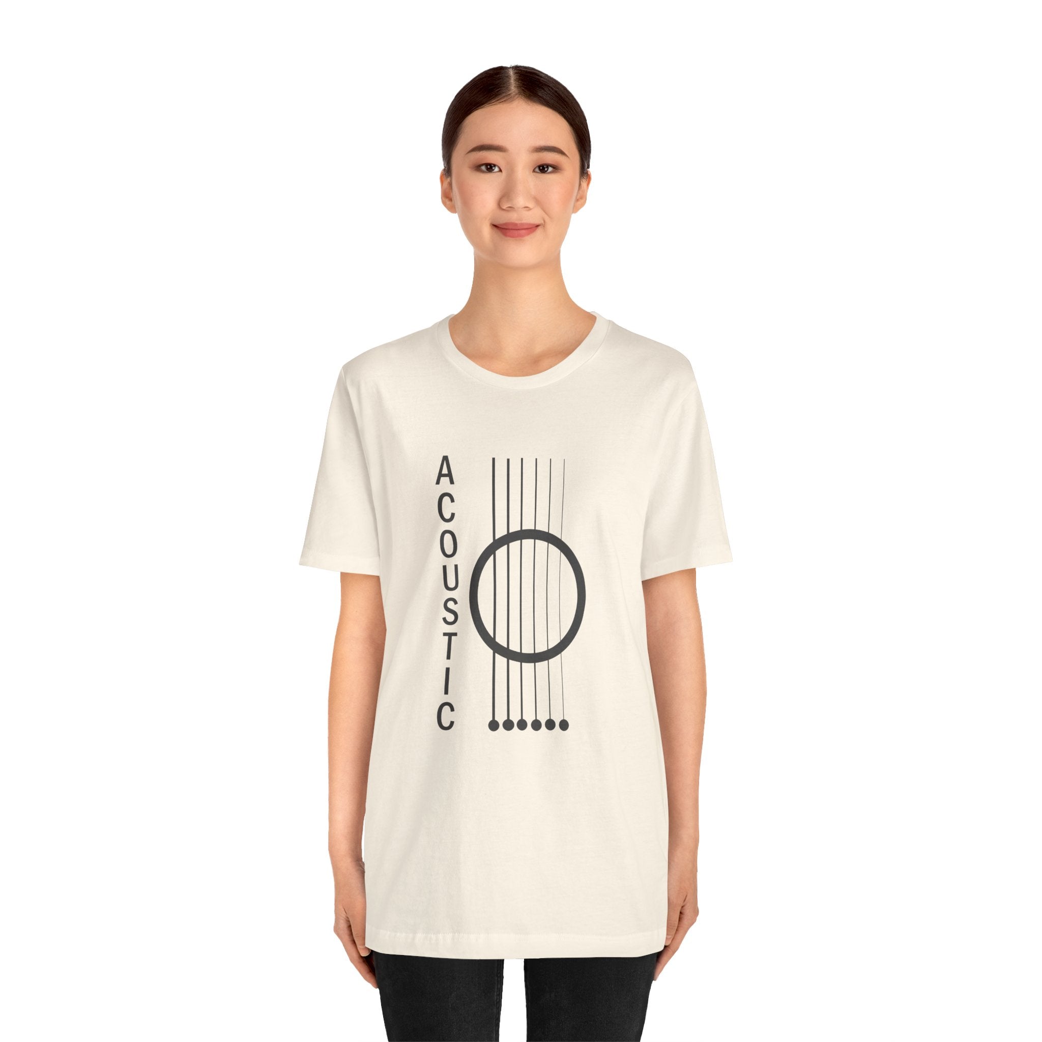 Acoustic Guitar Strings T-shirt – Music Lover Graphic Unisex Tee