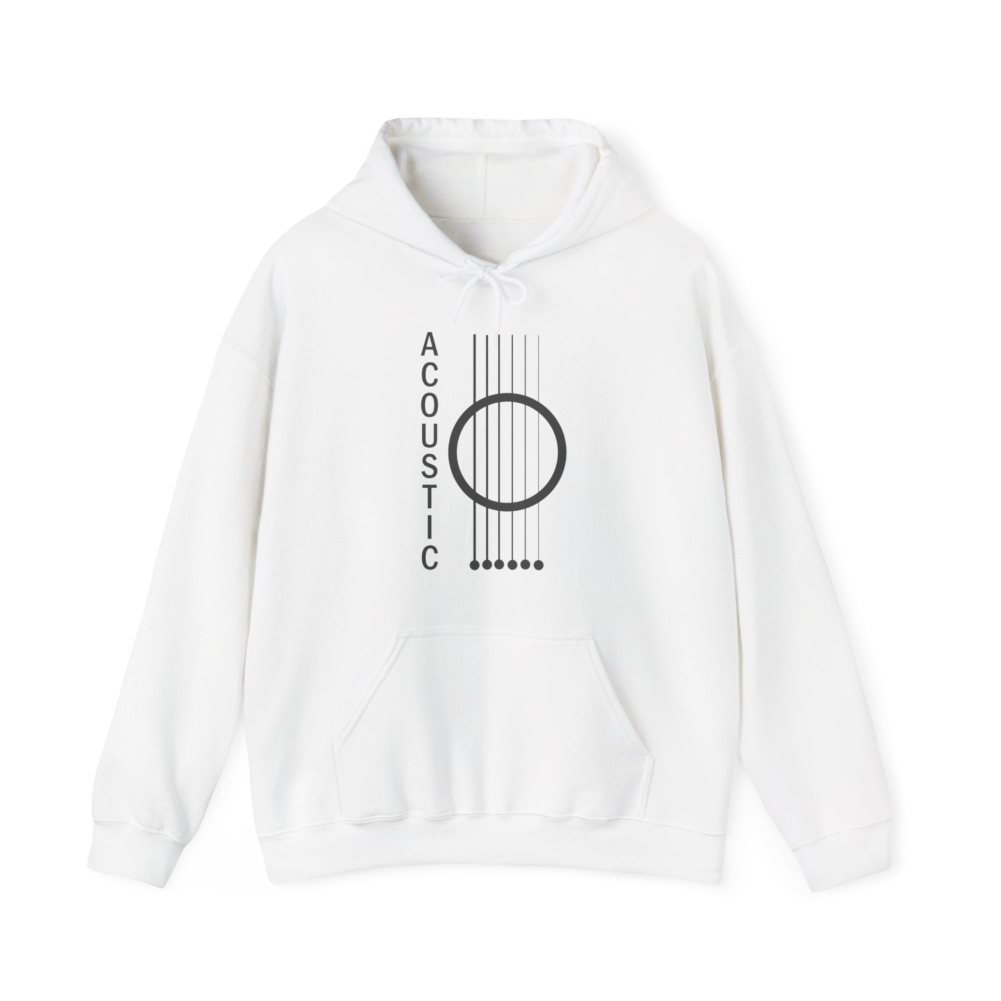 Acoustic Guitar Strings Music Lover Graphic Hoodie