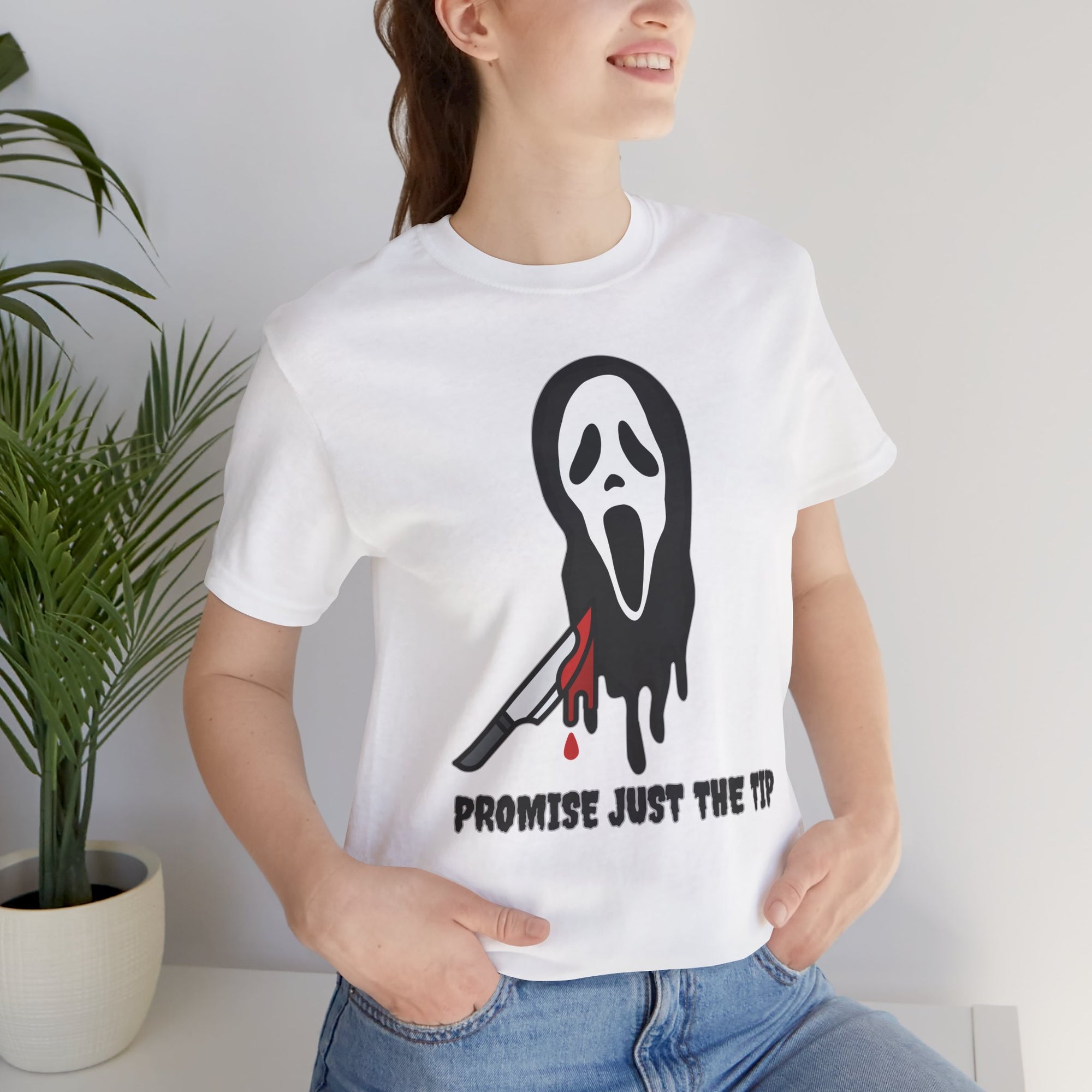 Funny Ghost Promise Just The Tip T-shirt for Men and Women