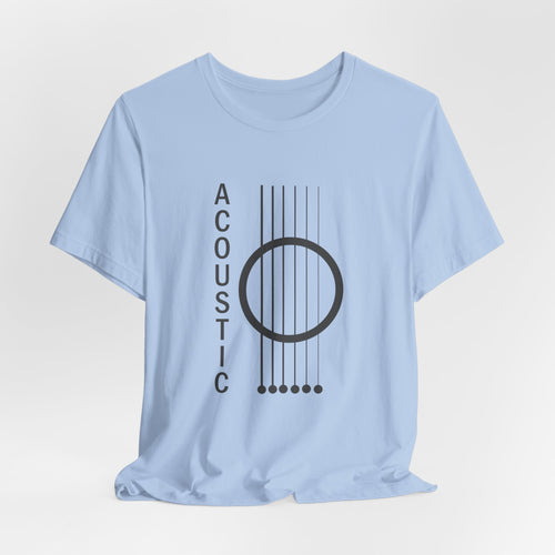 Acoustic Guitar Strings T-shirt – Music Lover Graphic Unisex Tee