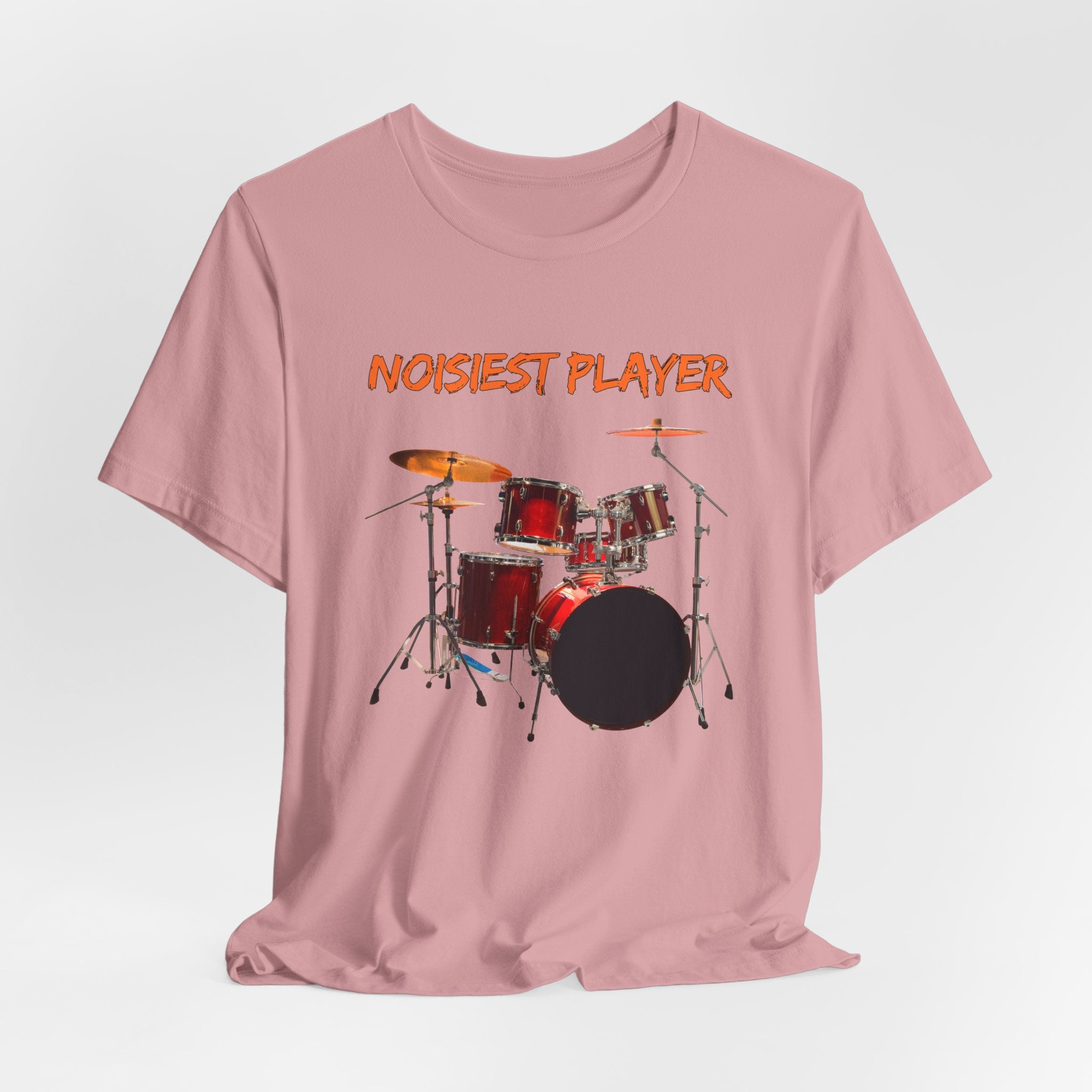 Noisiest Drummer Player T-shirt – Music Lover Gift Unisex Tee