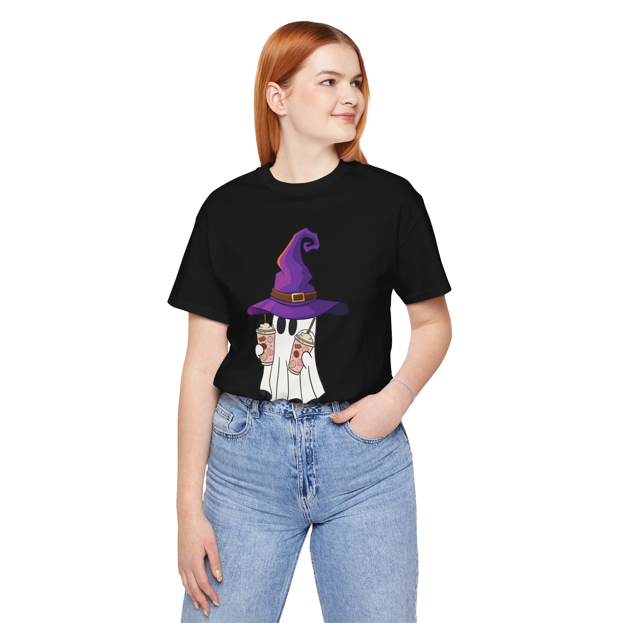 Juice Lover Halloween Ghost T-shirt for Men and Women