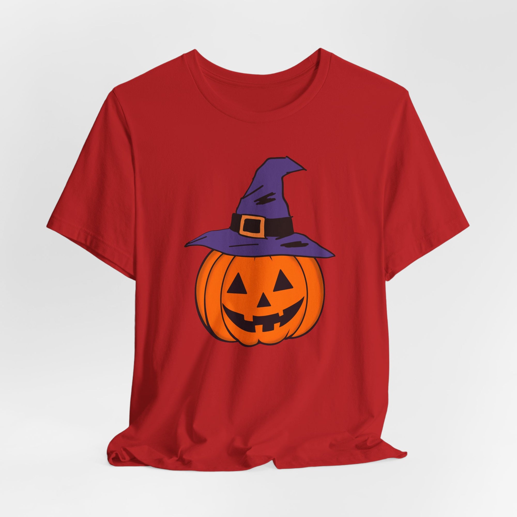 Happy Witch Pumpkin Halloween T-shirt for Men and Women