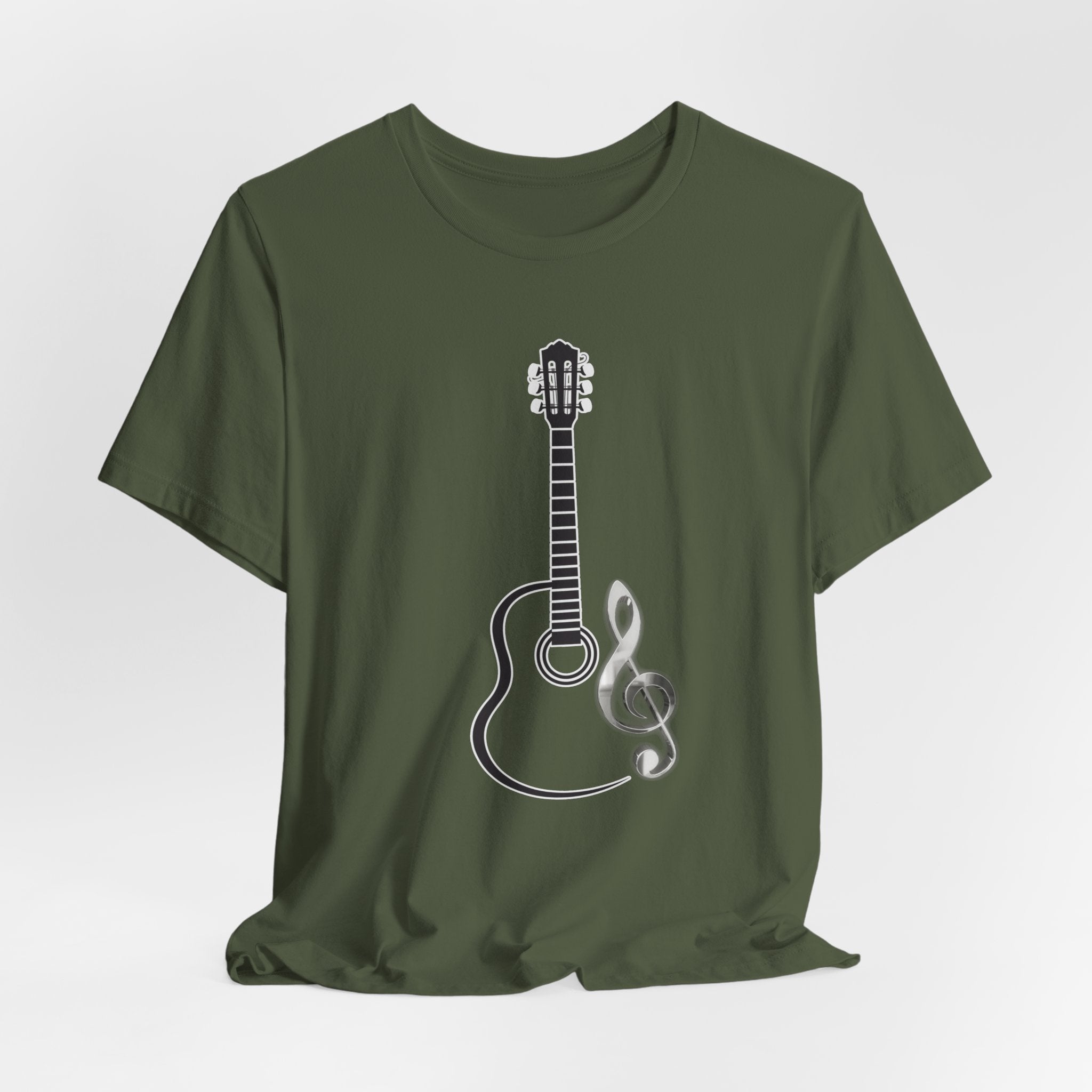 Acoustic Guitar Music Note Unisex T-shirt