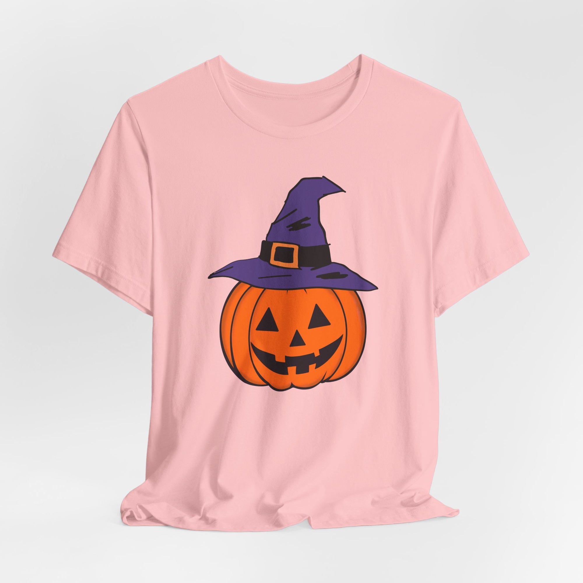 Happy Witch Pumpkin Halloween T-shirt for Men and Women
