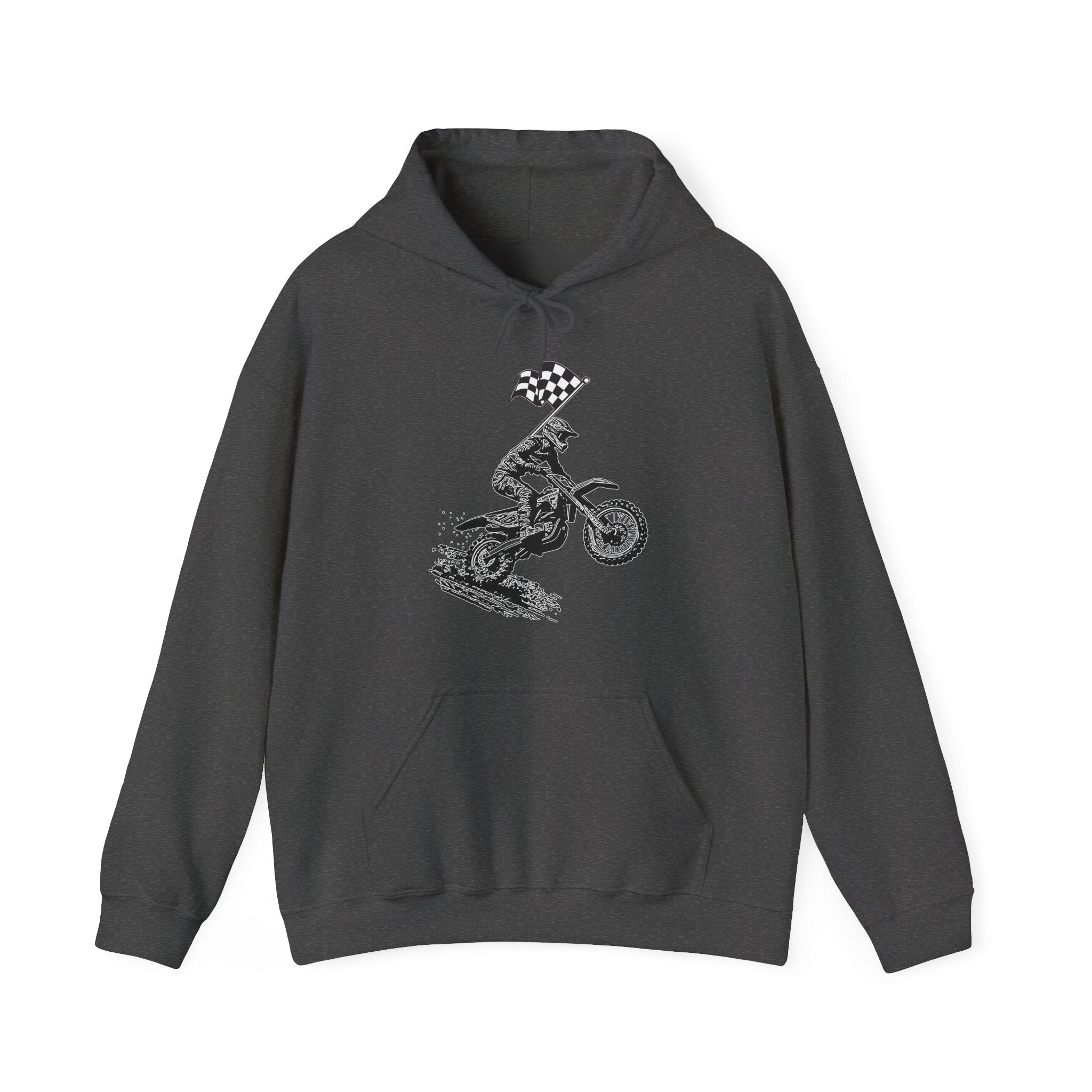 Motocross Dirt Bike Racing Champion Graphic Hoodie