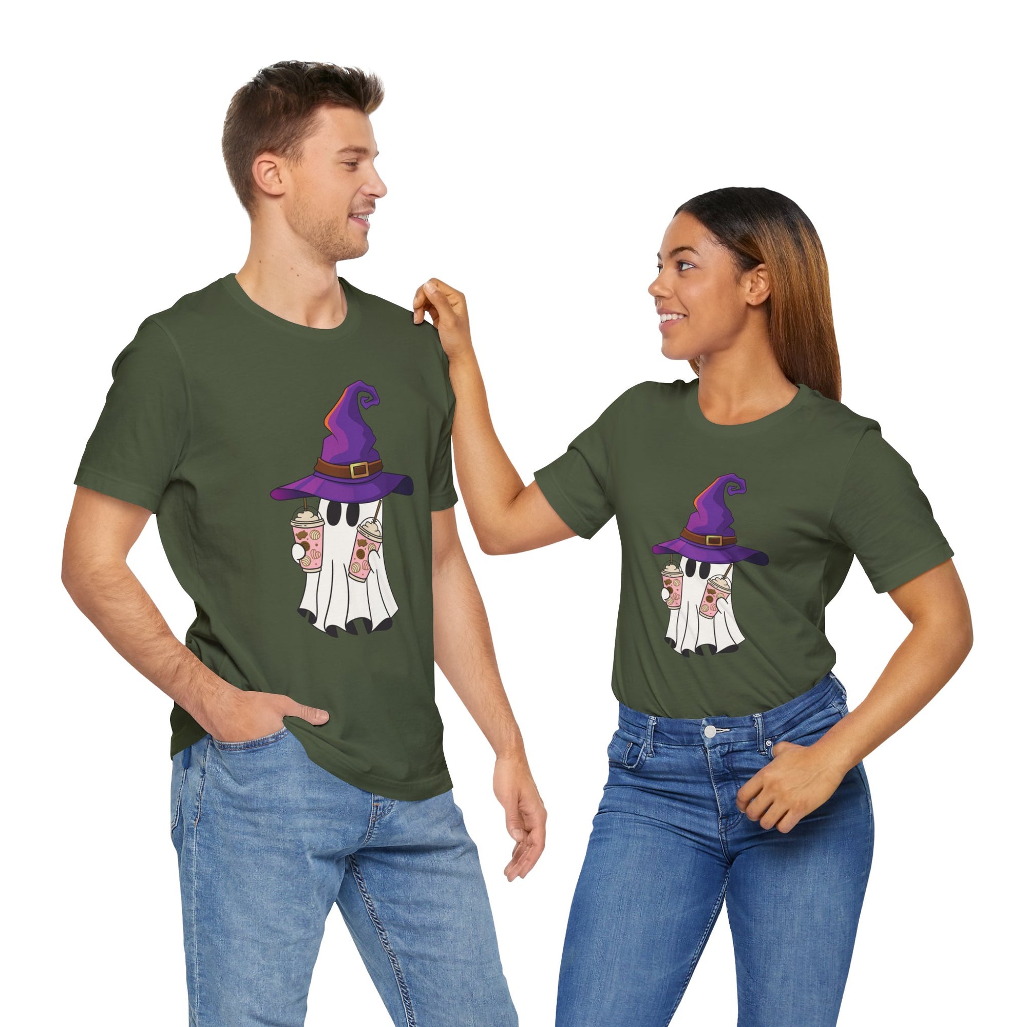 Juice Lover Halloween Ghost T-shirt for Men and Women