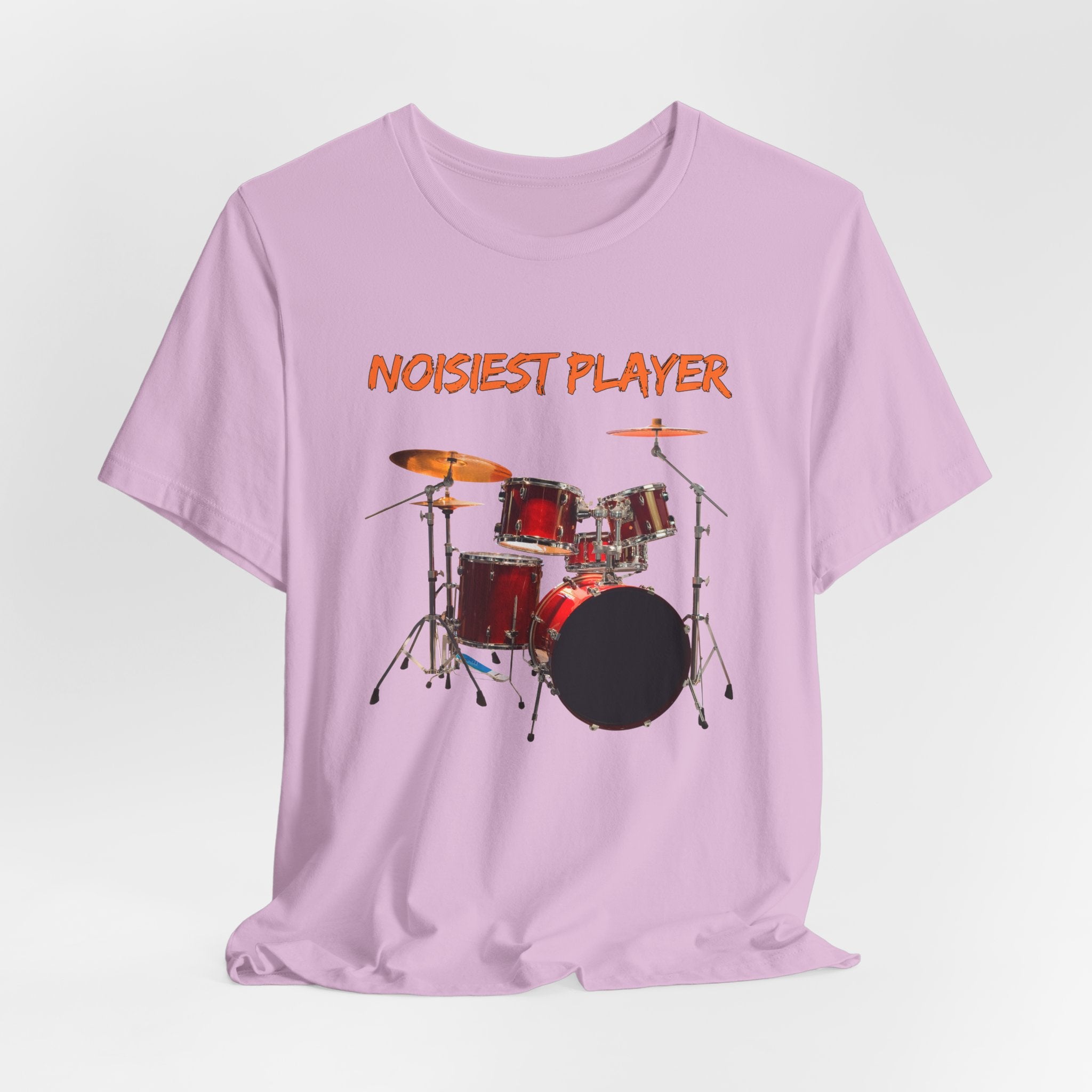 Noisiest Drummer Player T-shirt – Music Lover Gift Unisex Tee