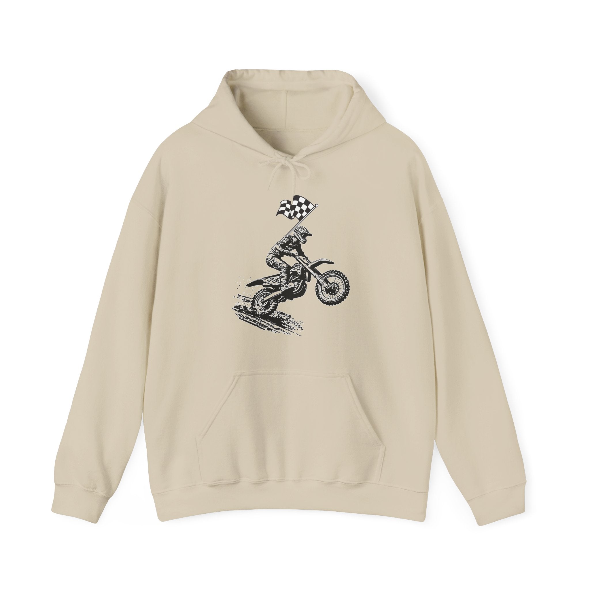 Motocross Dirt Bike Racing Champion Graphic Hoodie
