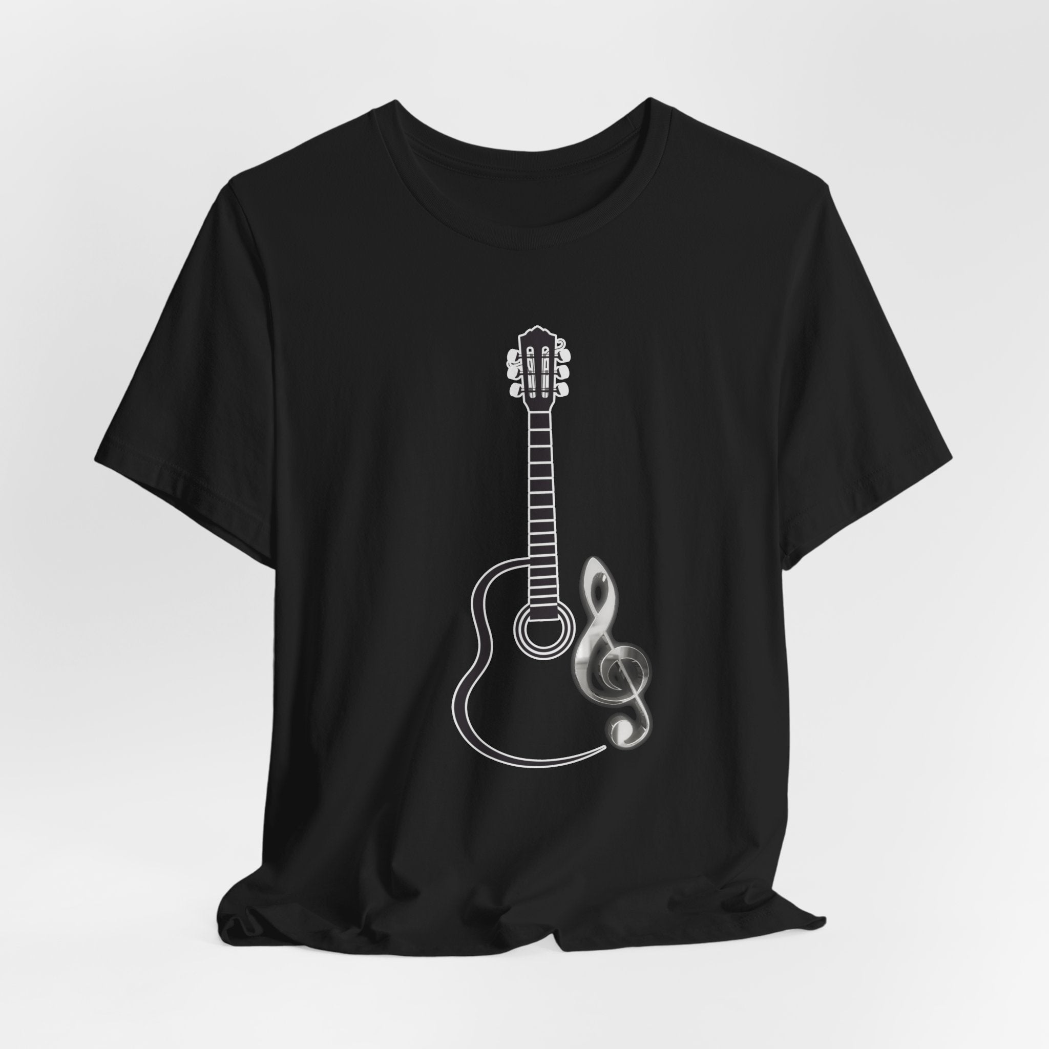 Acoustic Guitar Music Note Unisex T-shirt