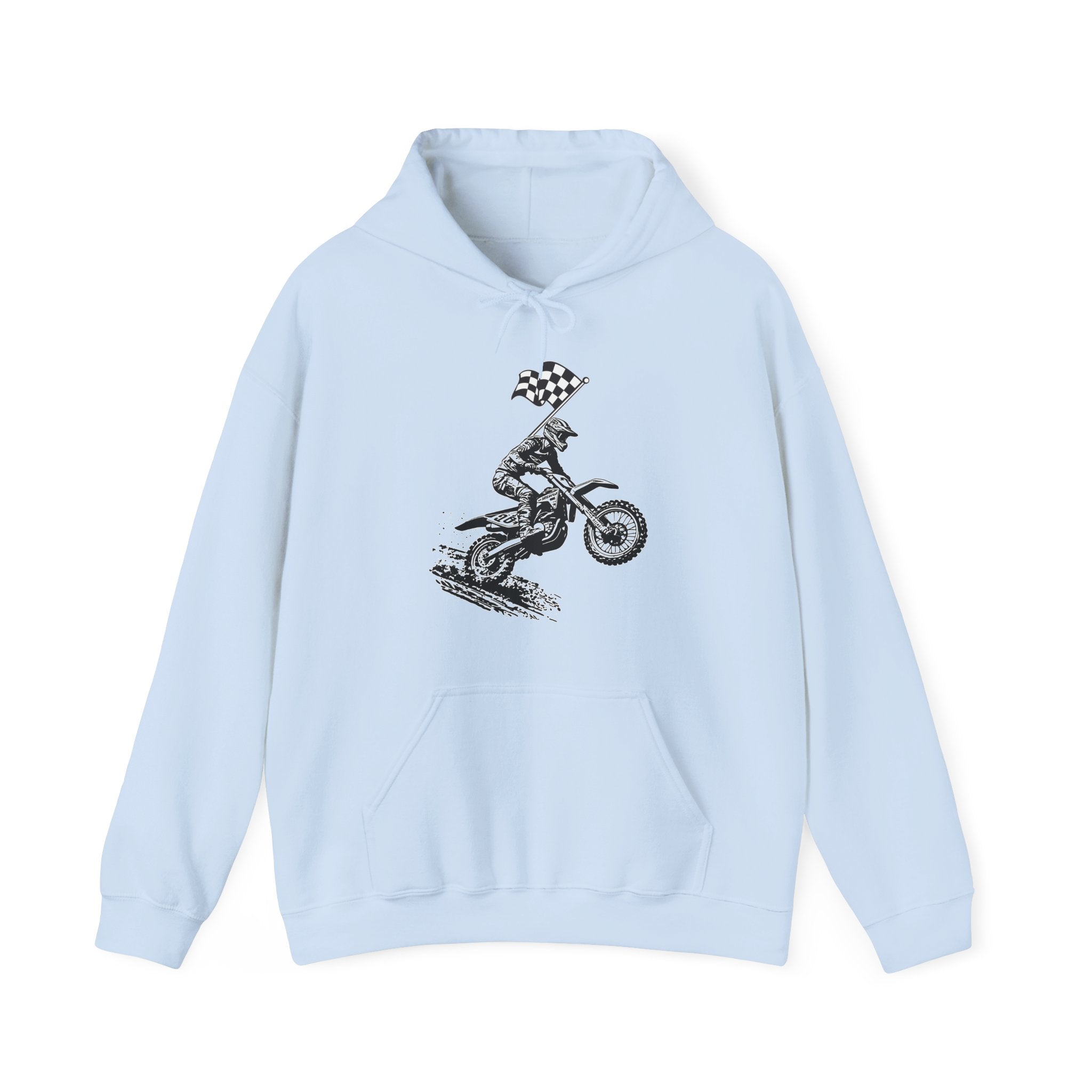 Motocross Dirt Bike Racing Champion Graphic Hoodie