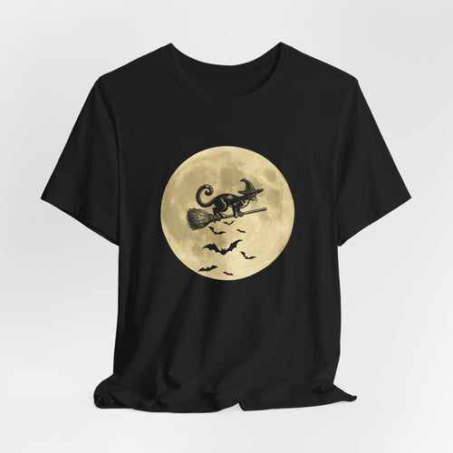 Bats and the Flying Cat T-shirt for Men and Women