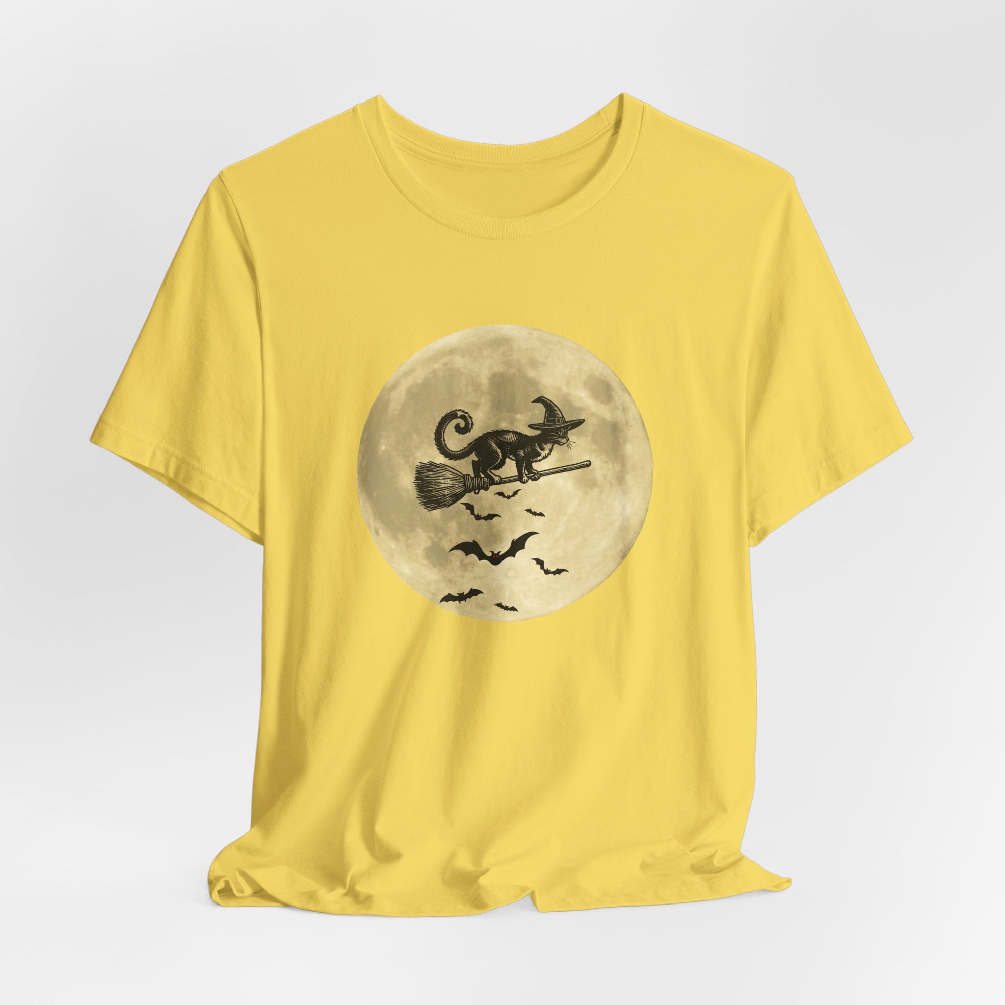 Bats and the Flying Cat T-shirt for Men and Women