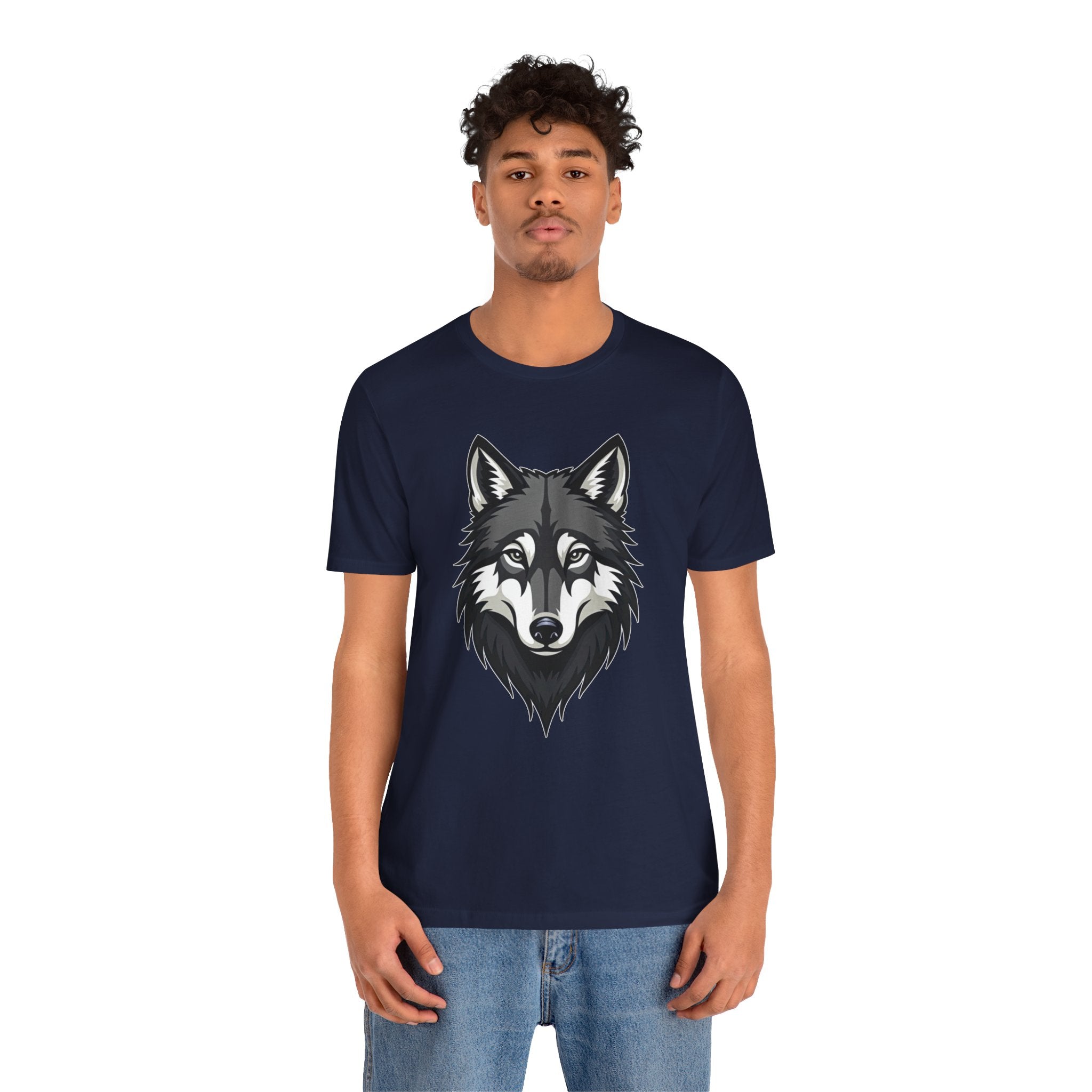 Bold Fox Face Graphic Unisex Animal & Pet T-Shirt