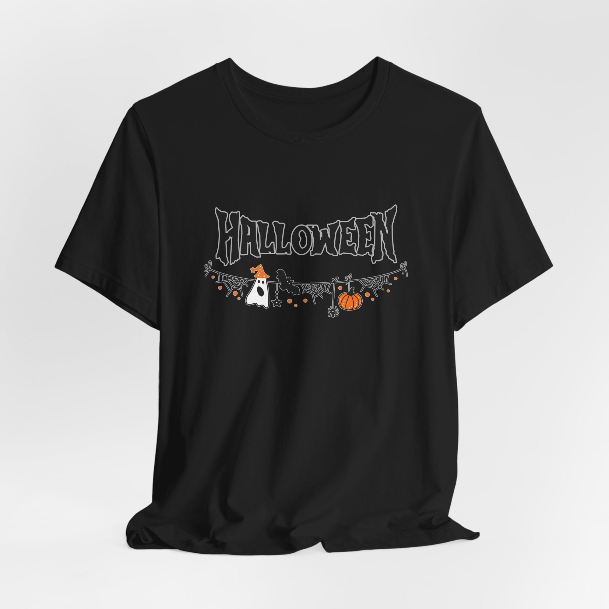 Halloween Spider Web T-shirt for Men and Women