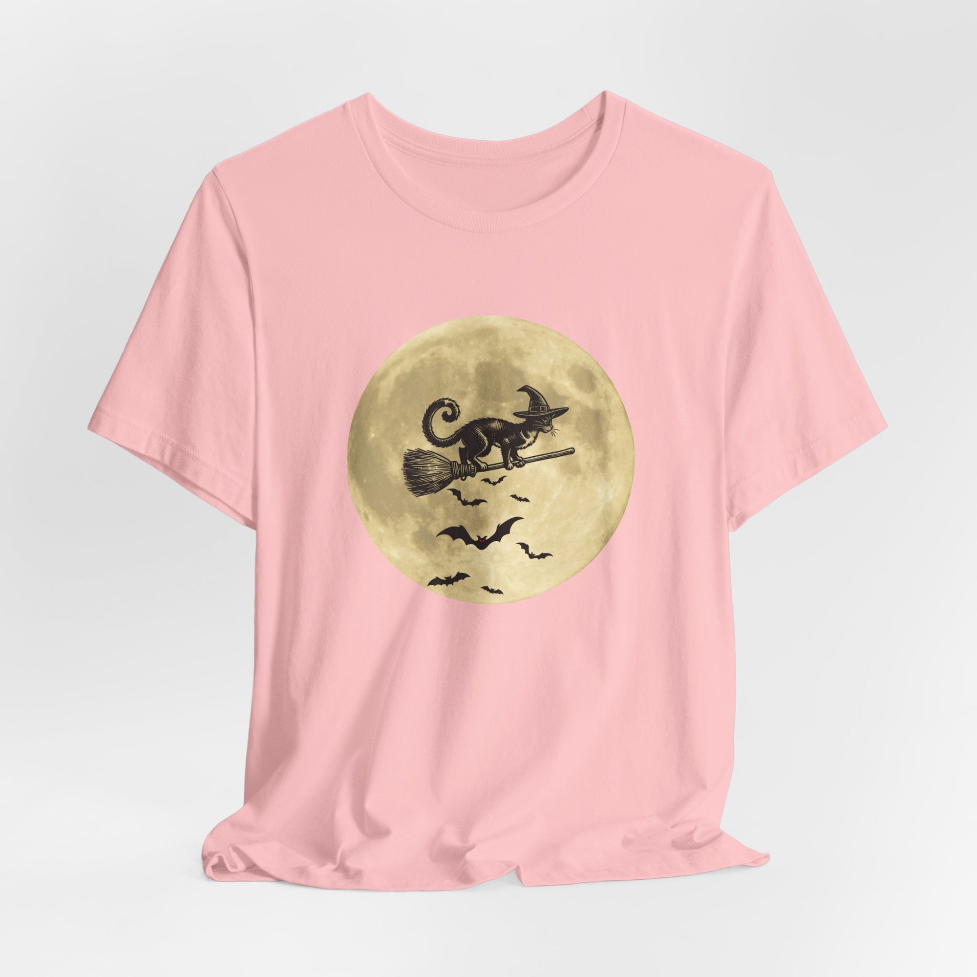 Bats and the Flying Cat T-shirt for Men and Women