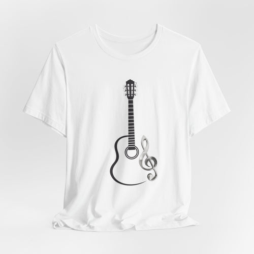 Acoustic Guitar Music Note Unisex T-shirt