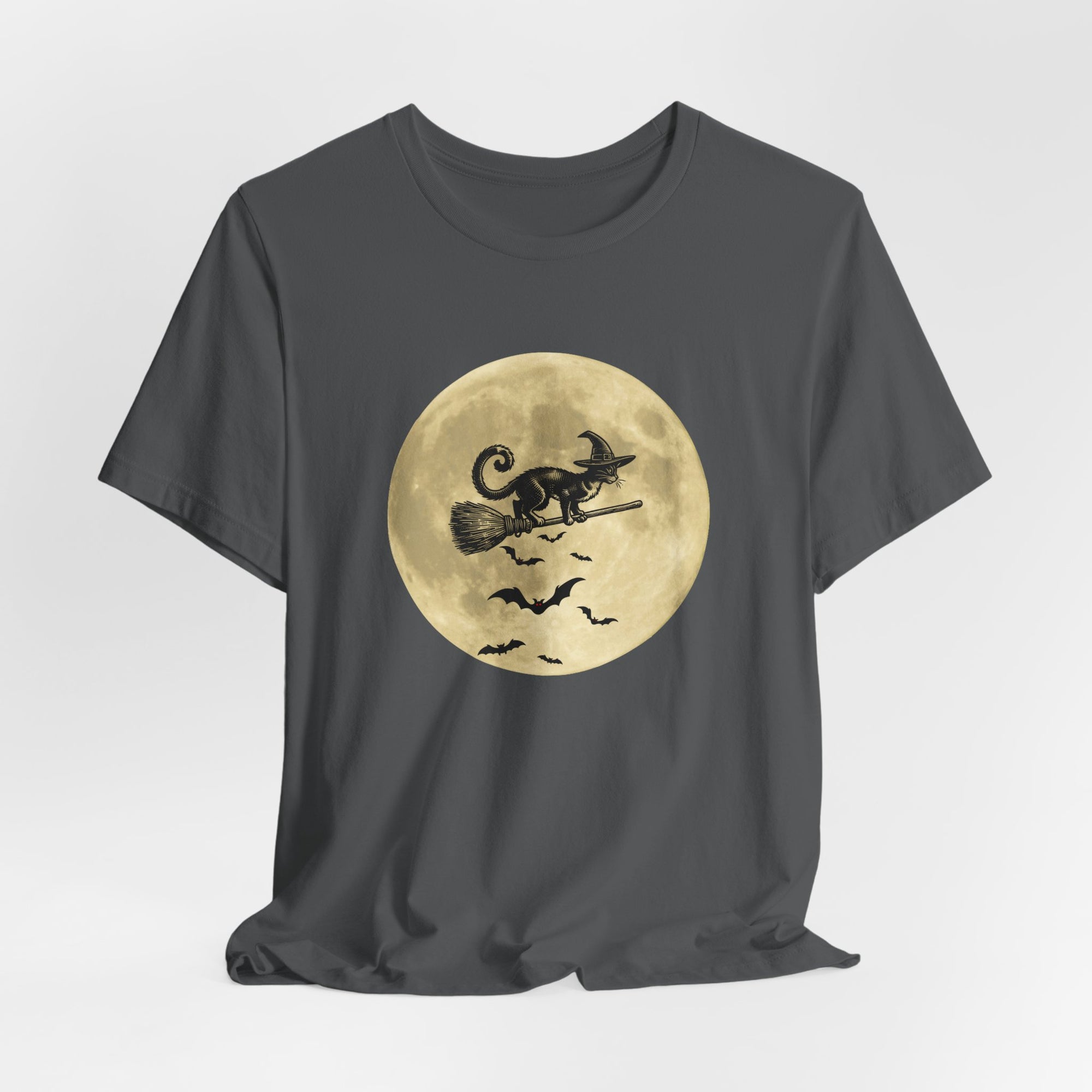 Bats and the Flying Cat T-shirt for Men and Women