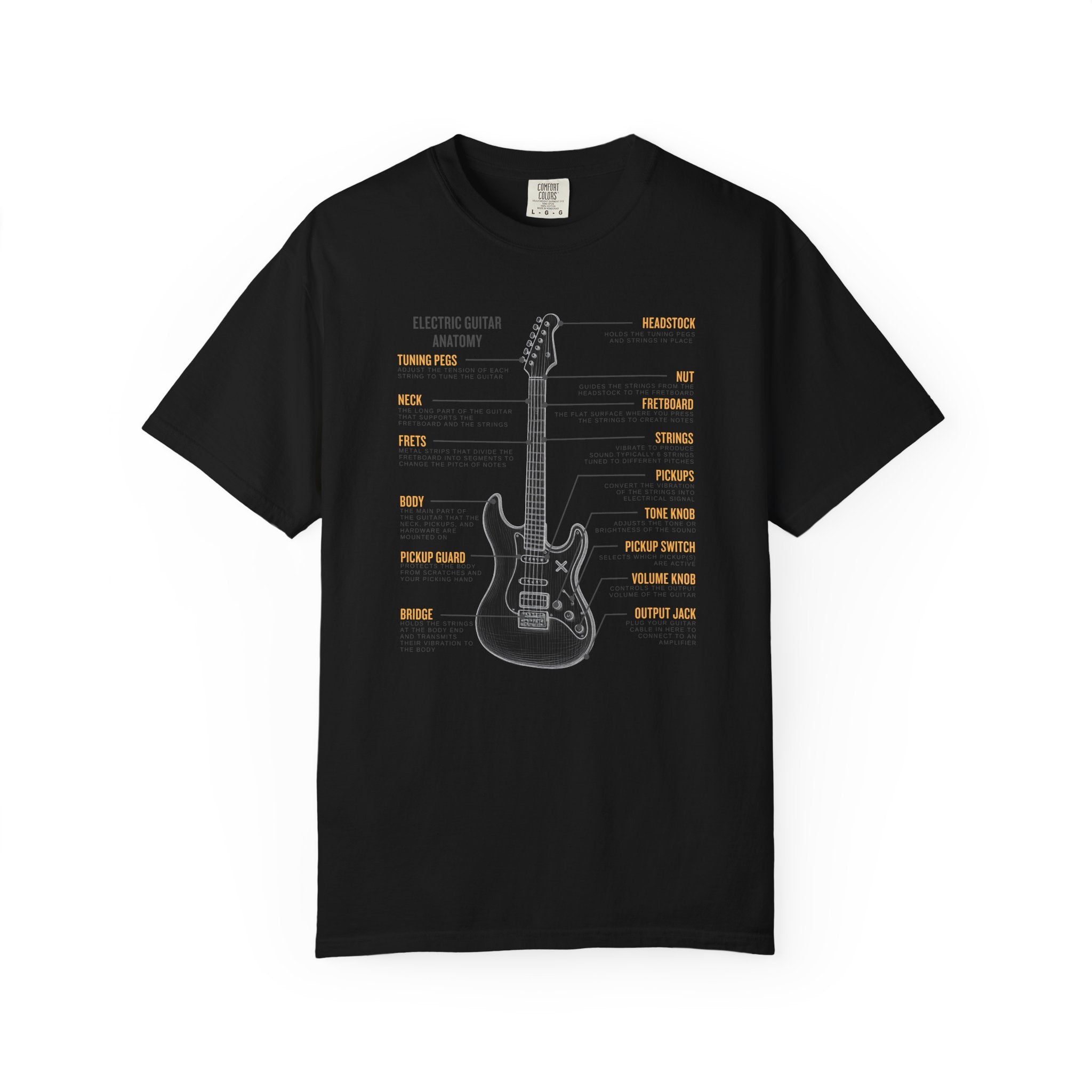 Electric Guitar Anatomy T-shirt