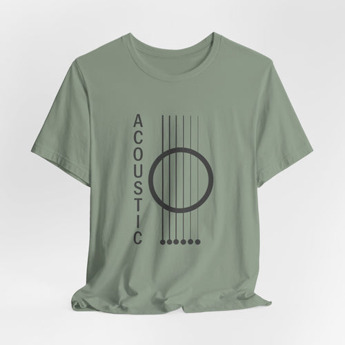 Acoustic Guitar Strings T-shirt – Music Lover Graphic Unisex Tee