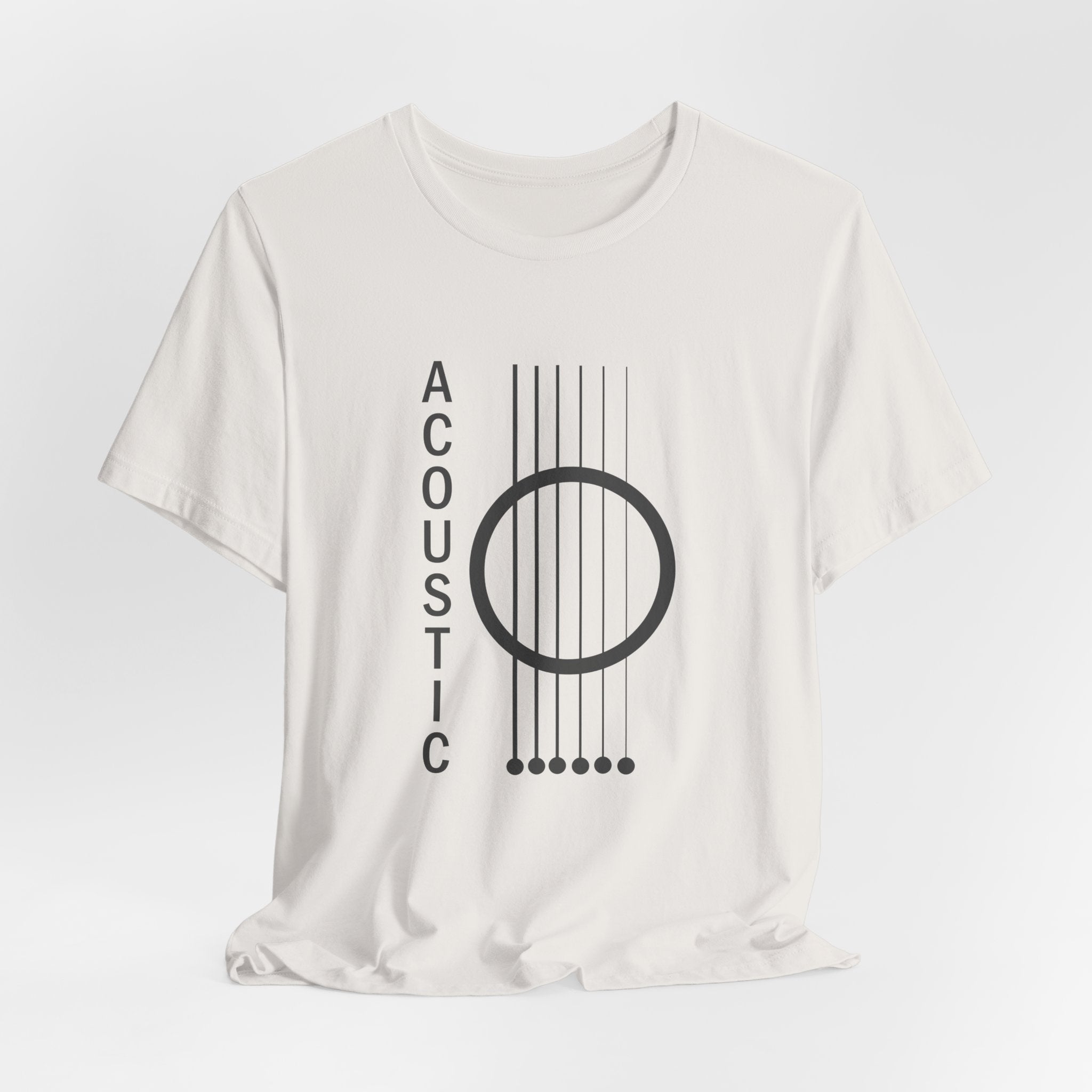 Acoustic Guitar Strings T-shirt – Music Lover Graphic Unisex Tee