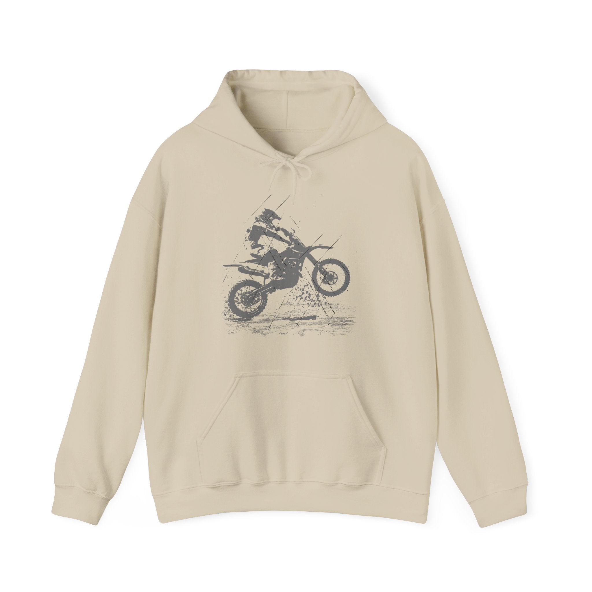 Vintage Motocross Dirt Bike Racing Graphic Hoodie