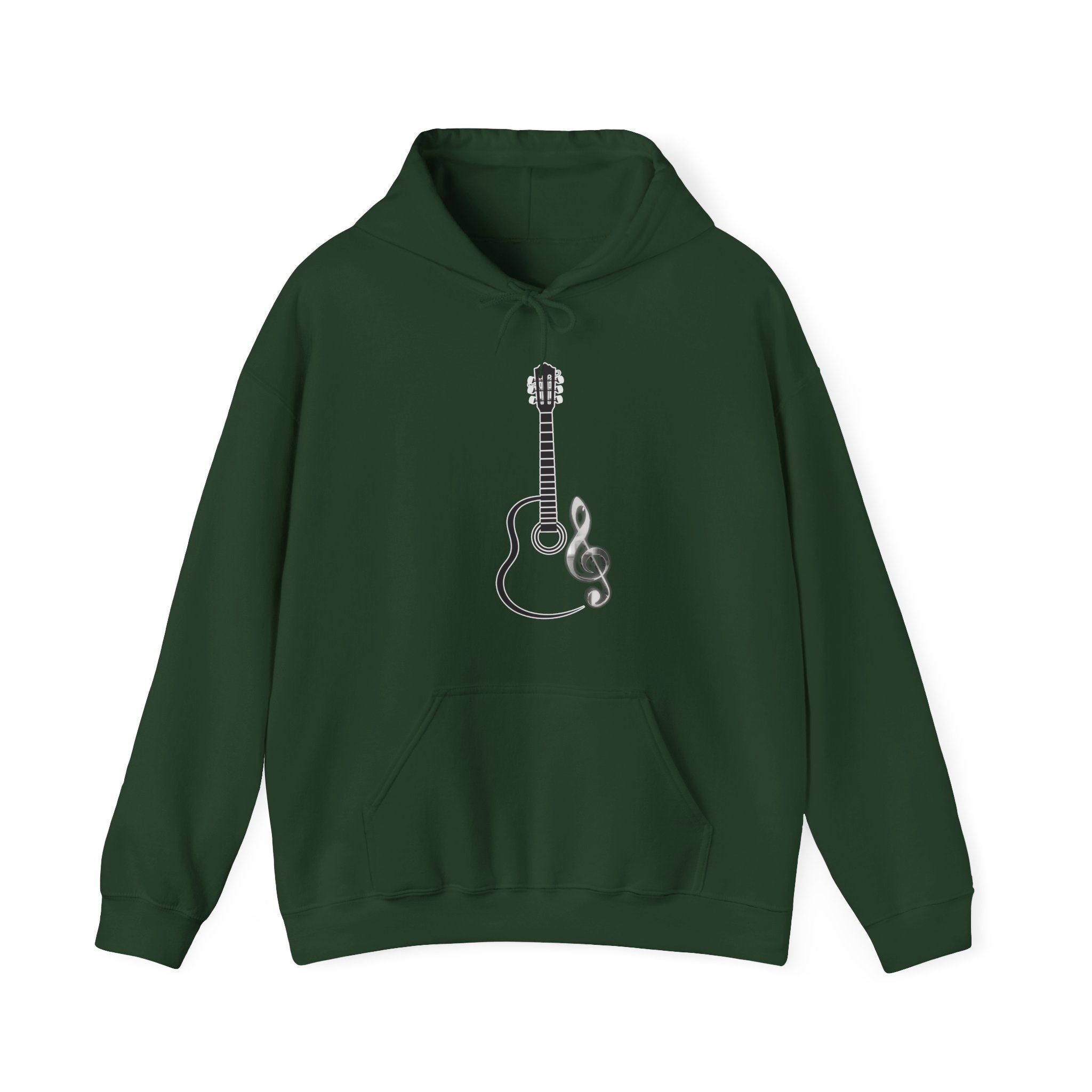 Acoustic Guitar Music Note Hoodie