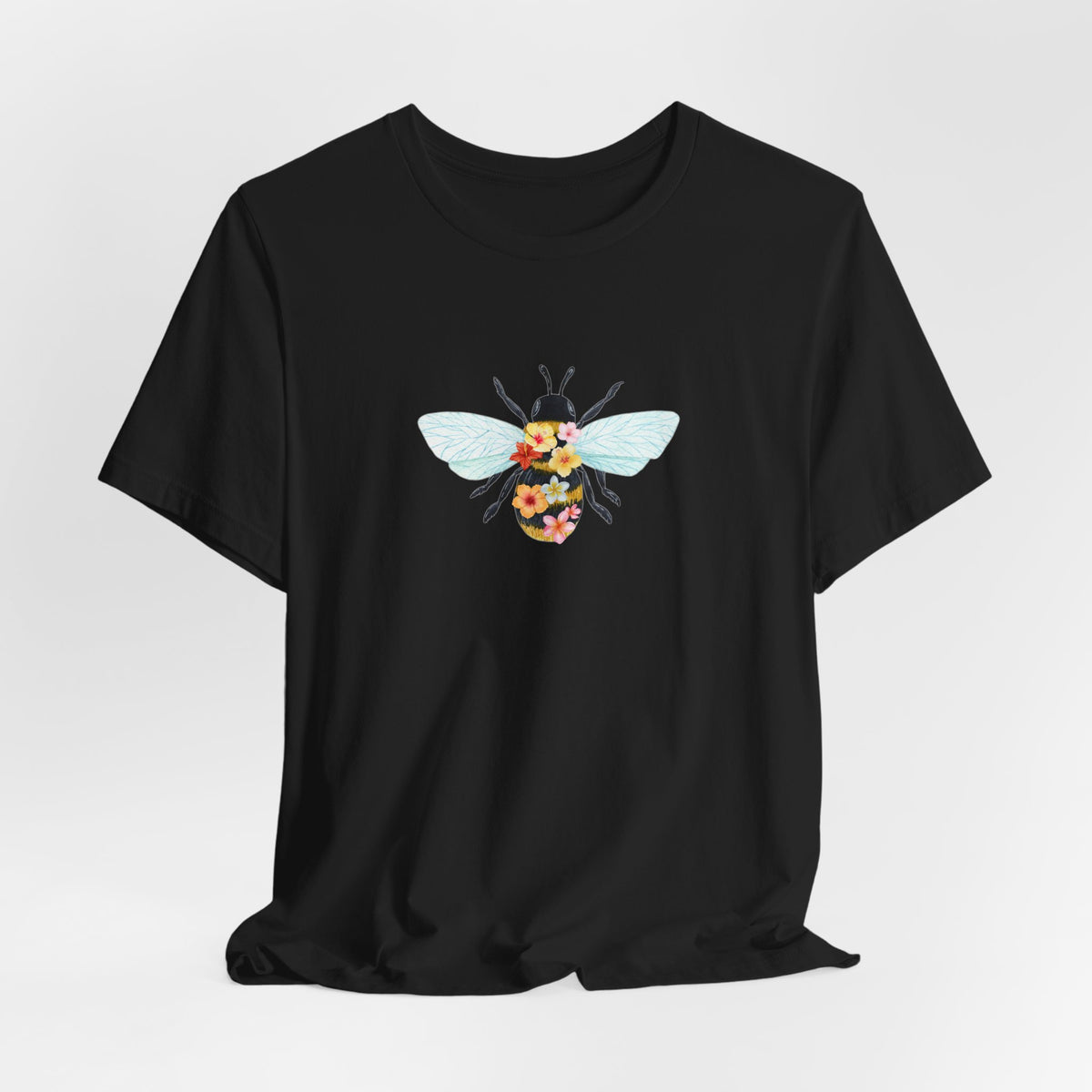 Black t-shirt with green text 'St. Patrick Would've Been a Birds Fan' on a white background