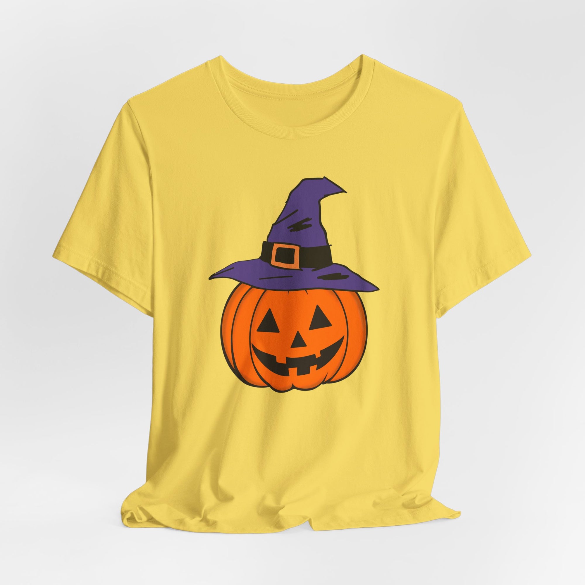 Happy Witch Pumpkin Halloween T-shirt for Men and Women