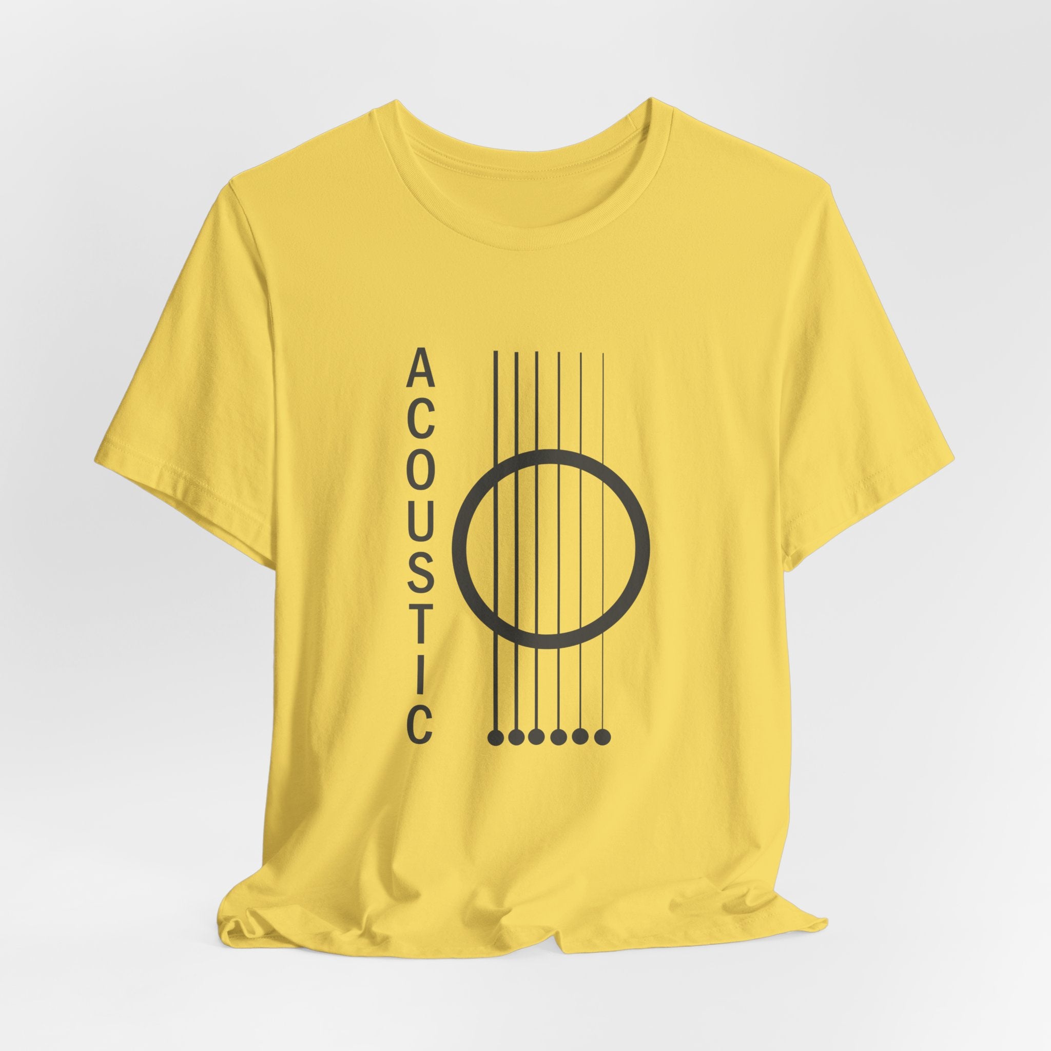 Acoustic Guitar Strings T-shirt – Music Lover Graphic Unisex Tee