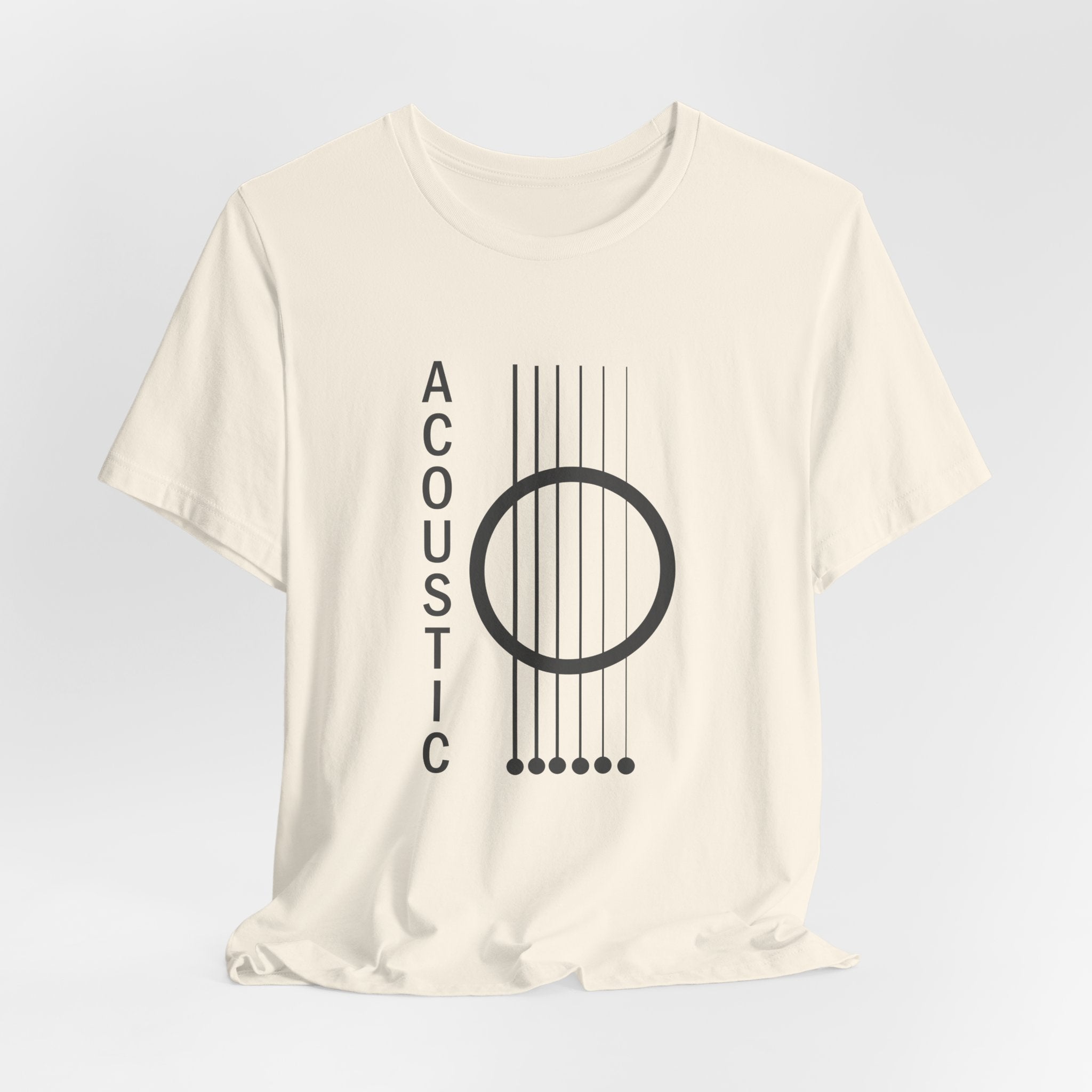 Acoustic Guitar Strings T-shirt – Music Lover Graphic Unisex Tee