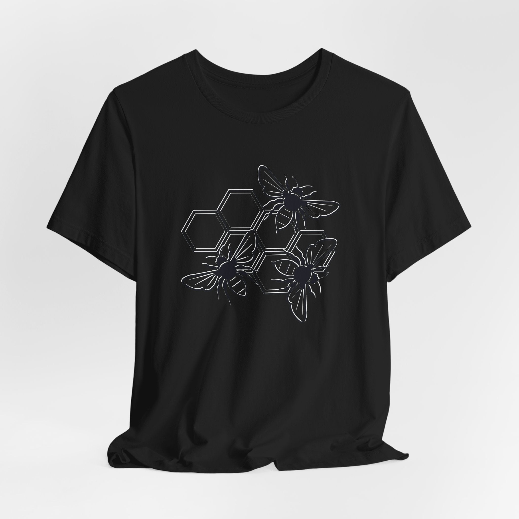 Black t-shirt with green text 'St. Patrick Would've Been a Birds Fan' on a white background
