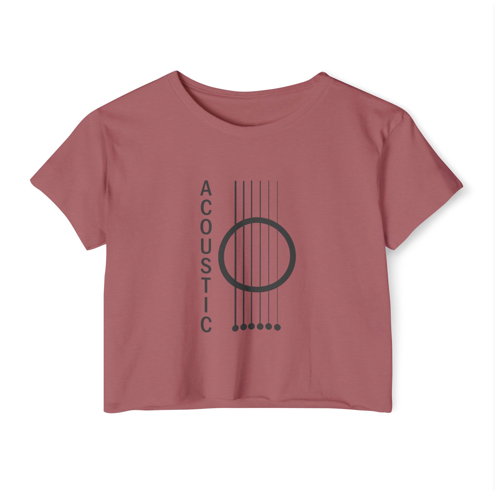 Smoked Paprika t-shirt with 'Acoustic' design on a white background